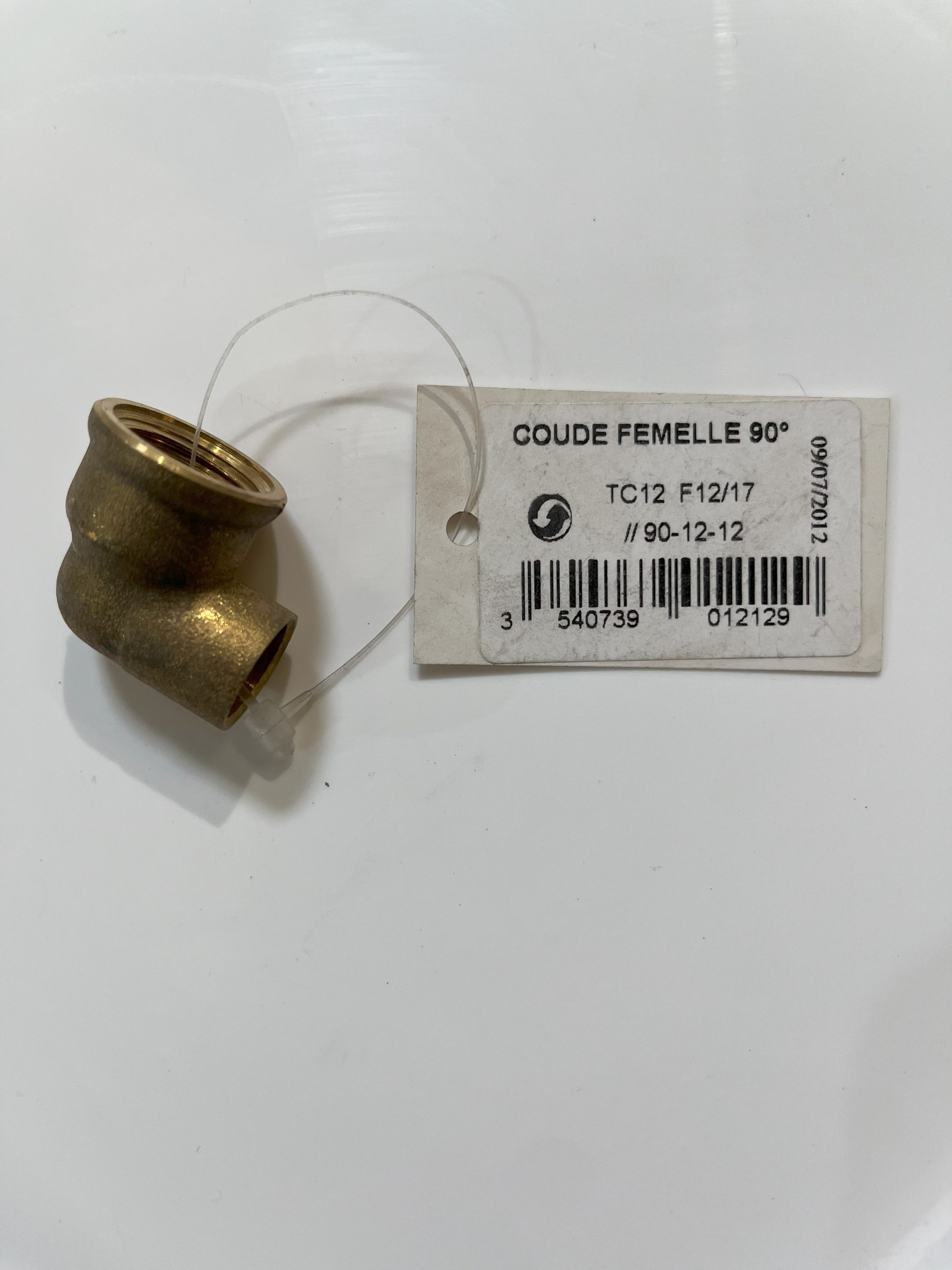 Coude 90° TC 12 F12/17