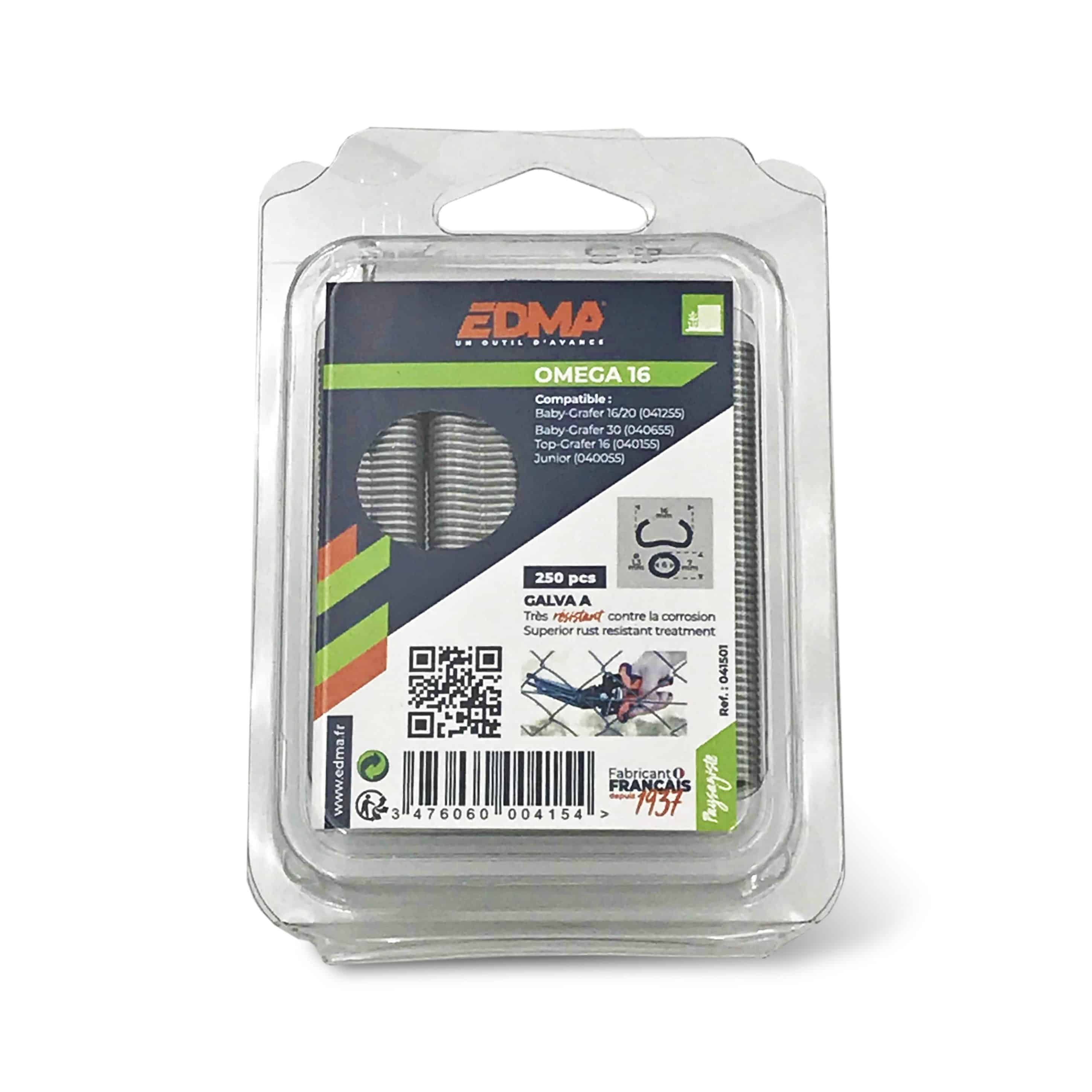 AGRAFE OMEGA 16 GALVA X250