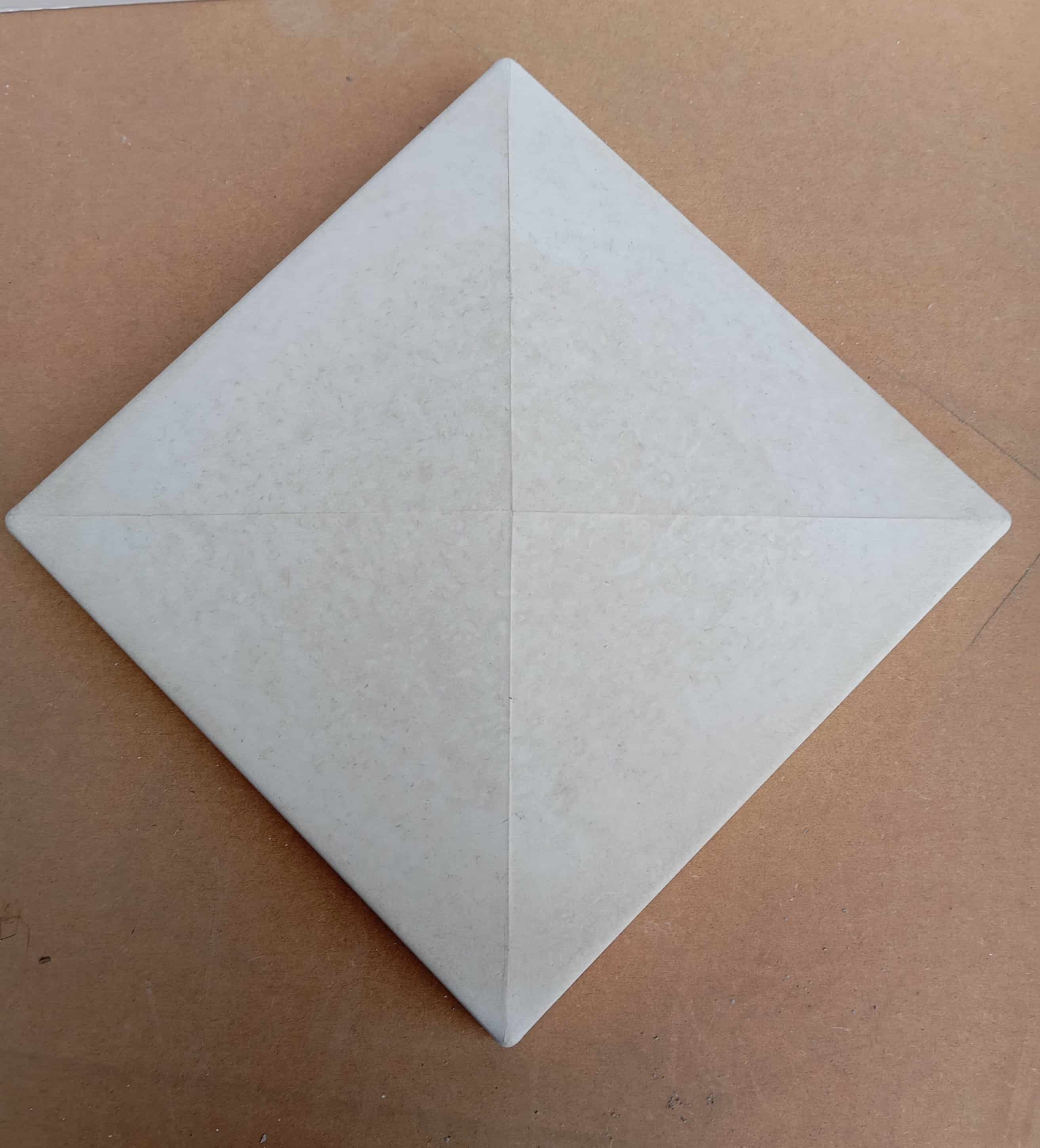 COUVERCLE PILIER 40X40X5 GRIS