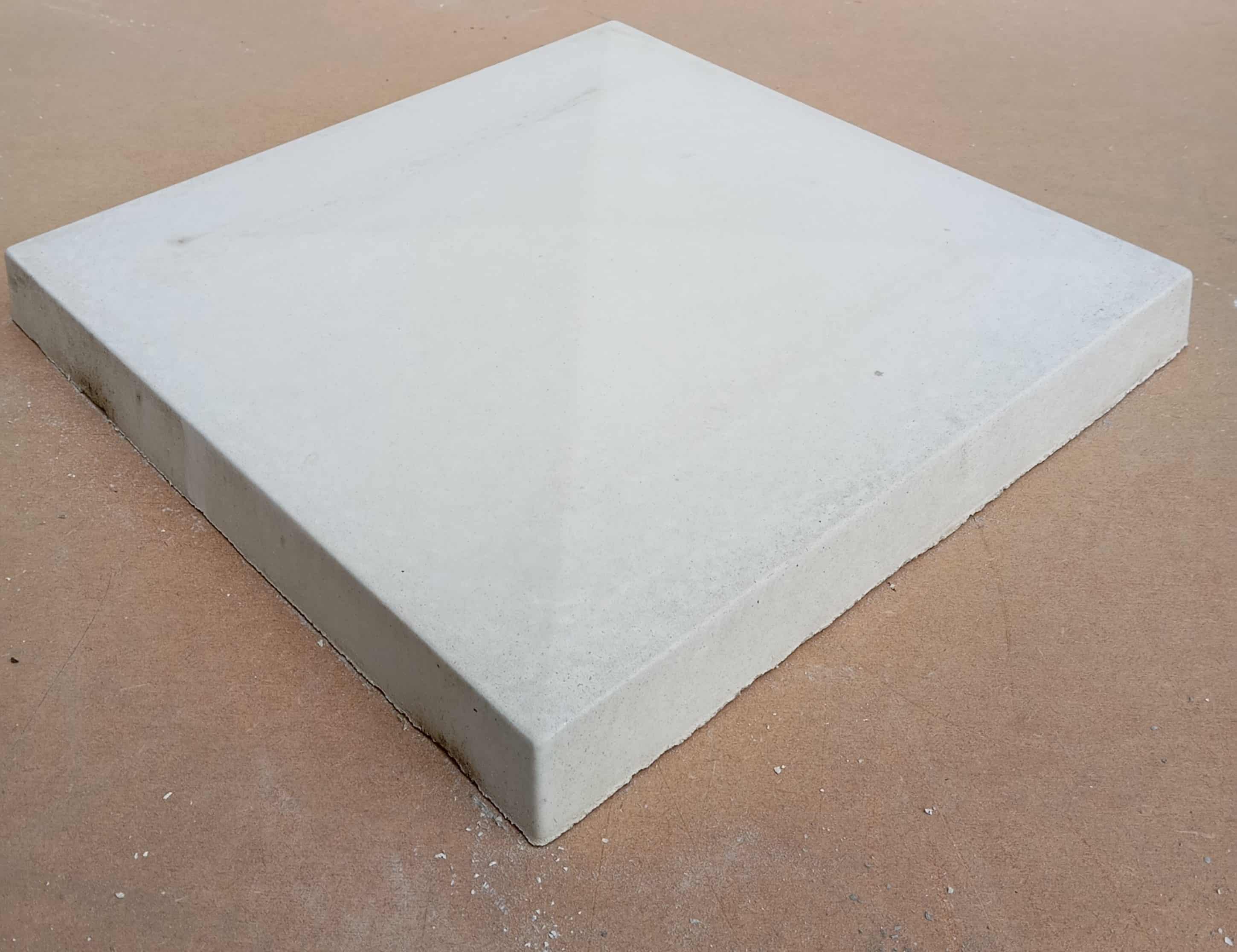 COUVERCLE PILIER BLANC 36X36X3.5