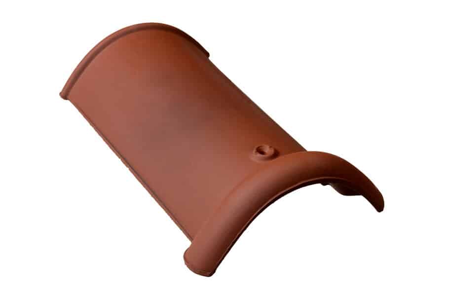 FAITIERE / ARETIER 1/2 ronde 40cm ROUGE vieilli SIGNY