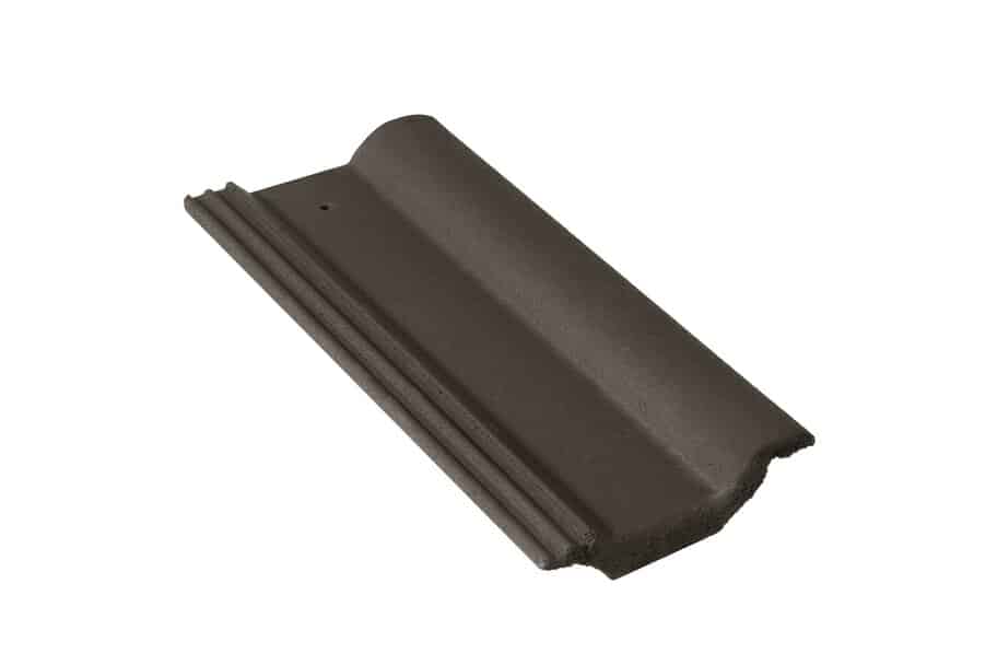 DEMI TUILE DOUBLE ROMANE BRUN