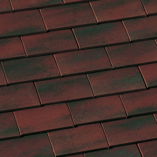 TUILE PLATE DE PAYS ROUGE VIEILLI 17X27 A BARETTE  864/PAL 62/M²