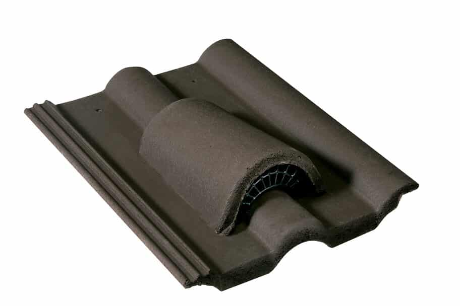 TUILE CHATIERE GRILLAGEE ROMANE DOUBLE BRUN