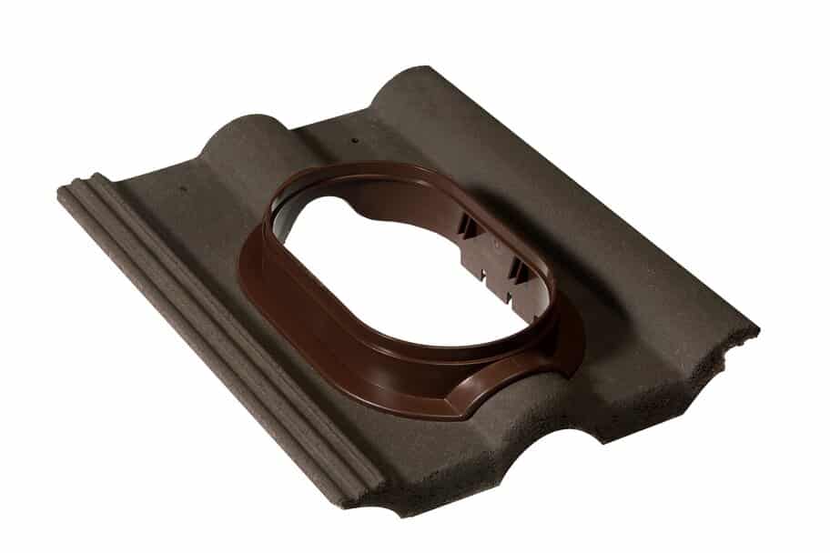 TUILE A DOUILLE UNIVERSELLE ROMANE DOUBL D110 A 150 BRUN