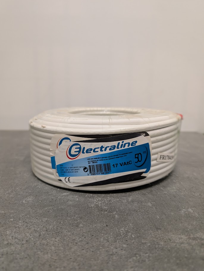 COUR COAX 17 VATC BLANC 50 M