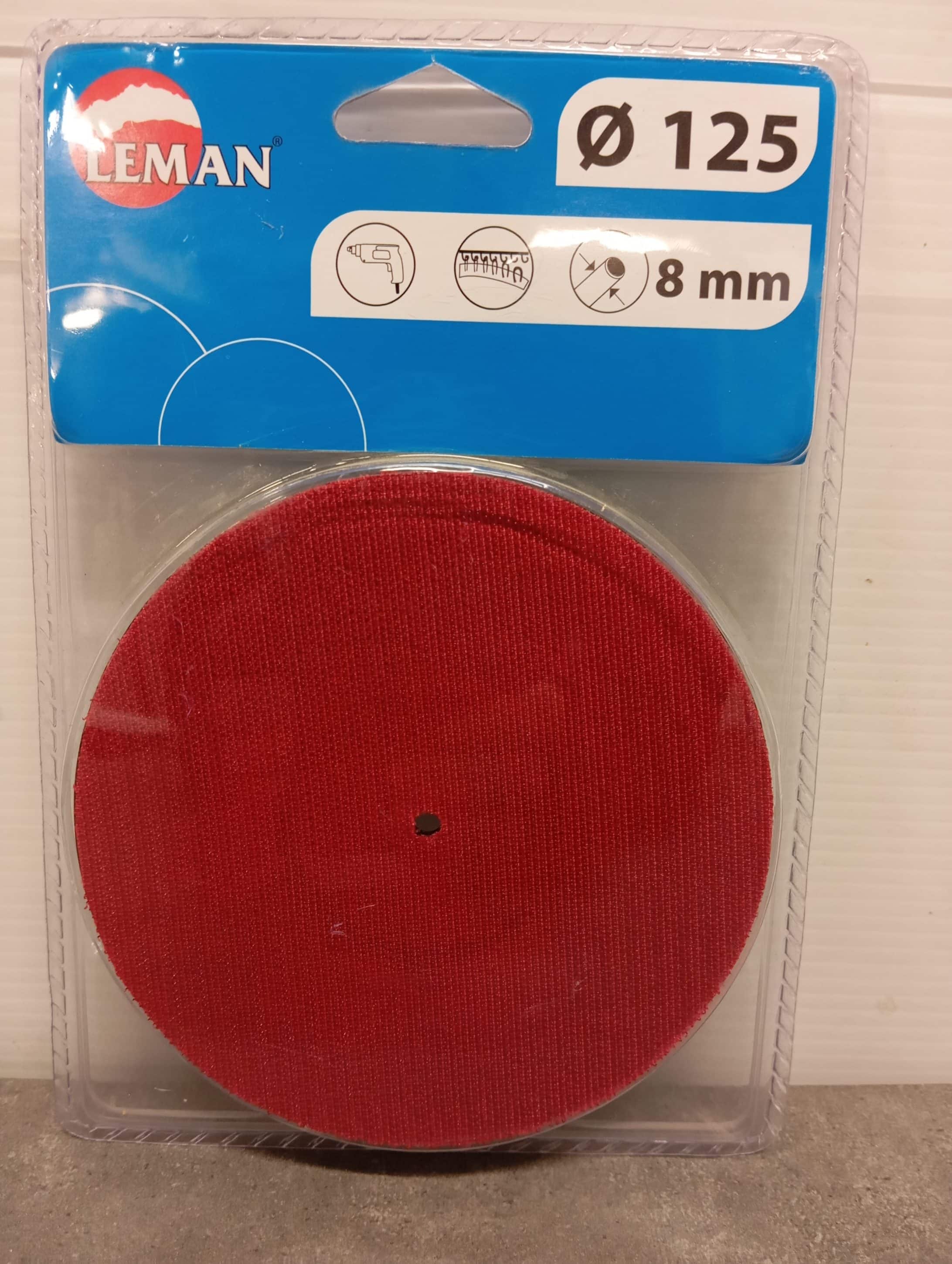 PLATEAU MEULEUSE CAOUTCHOUC DISQUE 125