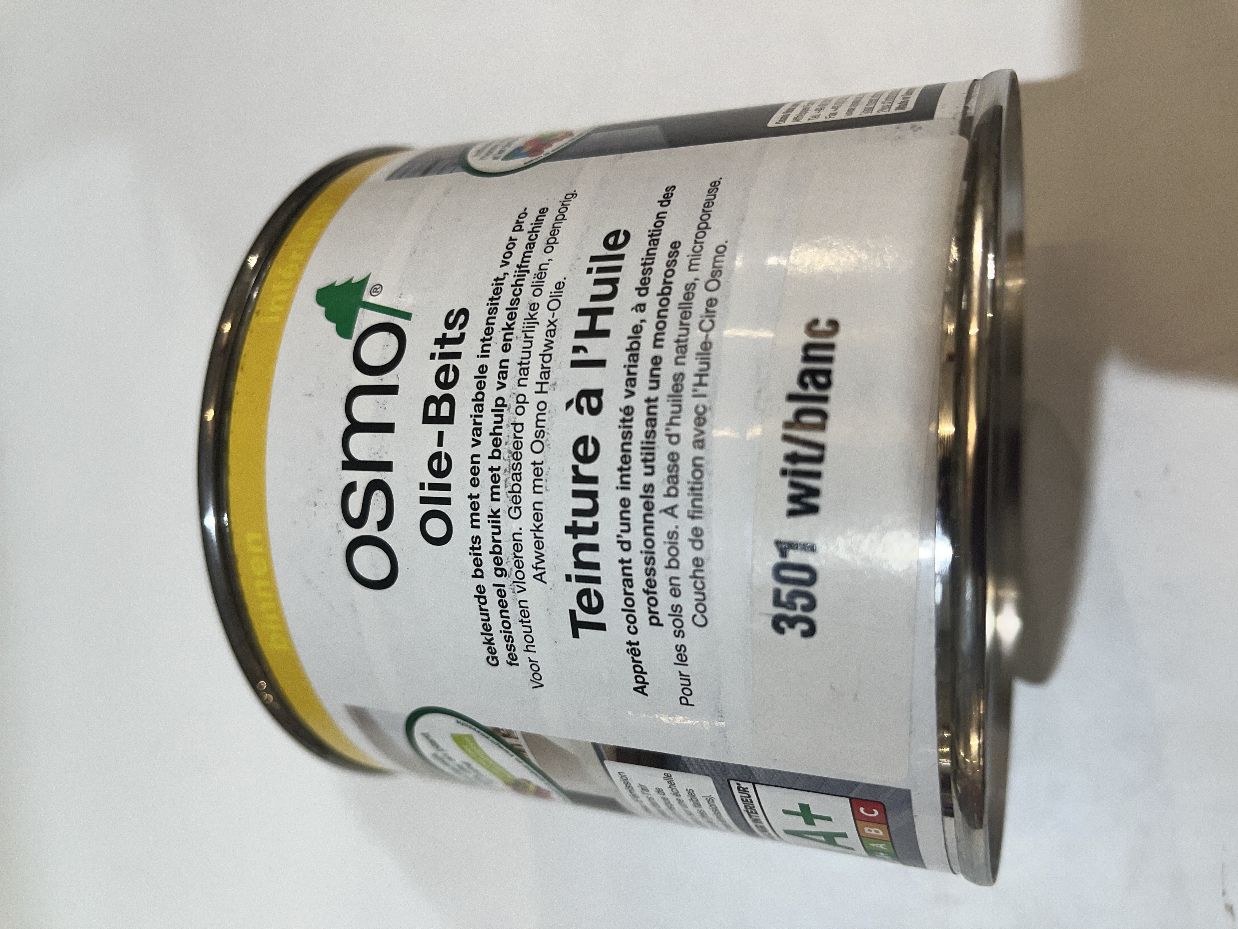 TEINTURE HUILE BLANC 0.5L