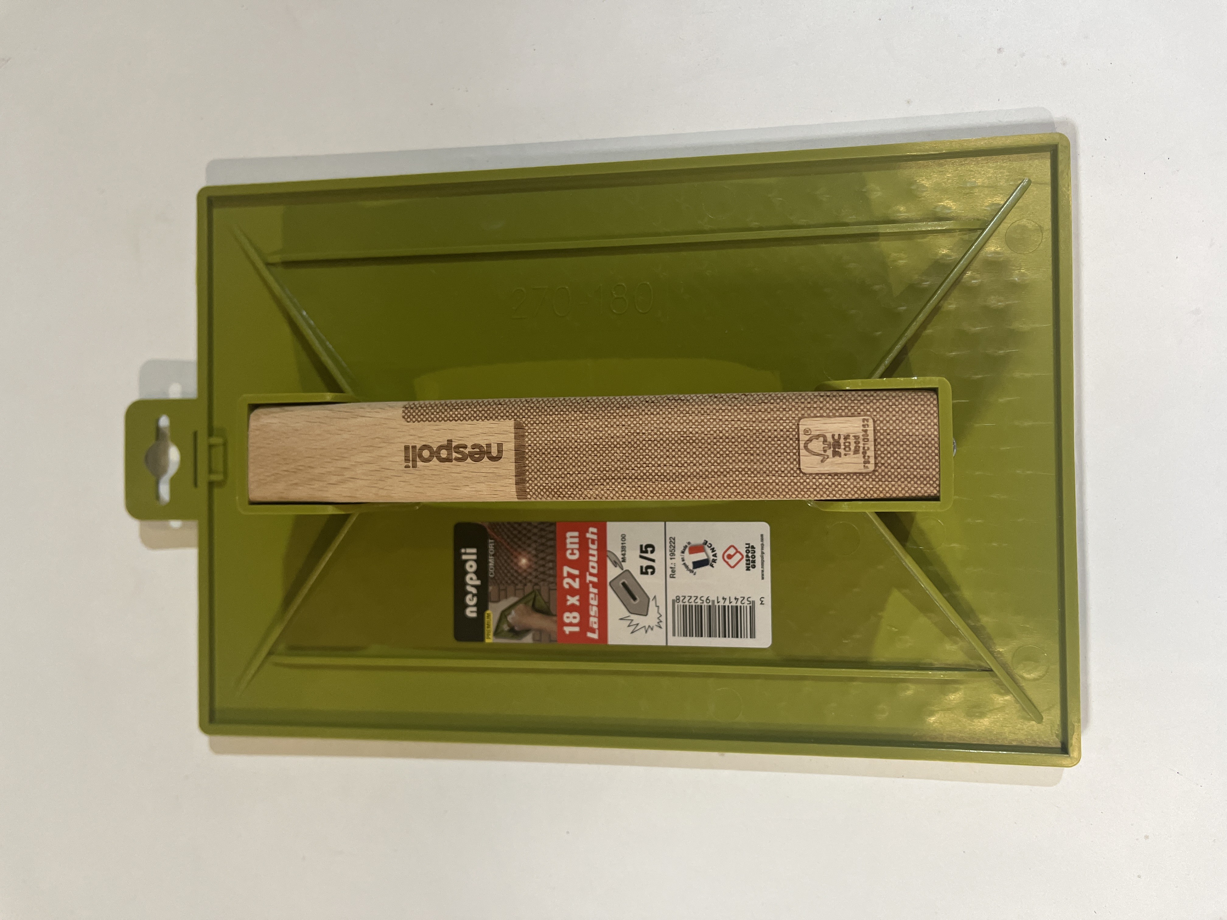 TALOCHE PLAST. RECT. ALVEOLEE 27X18