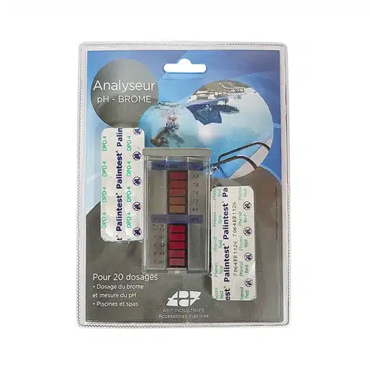 KIT ANALYSEUR PH & CHLORE AVEC PASTILLES