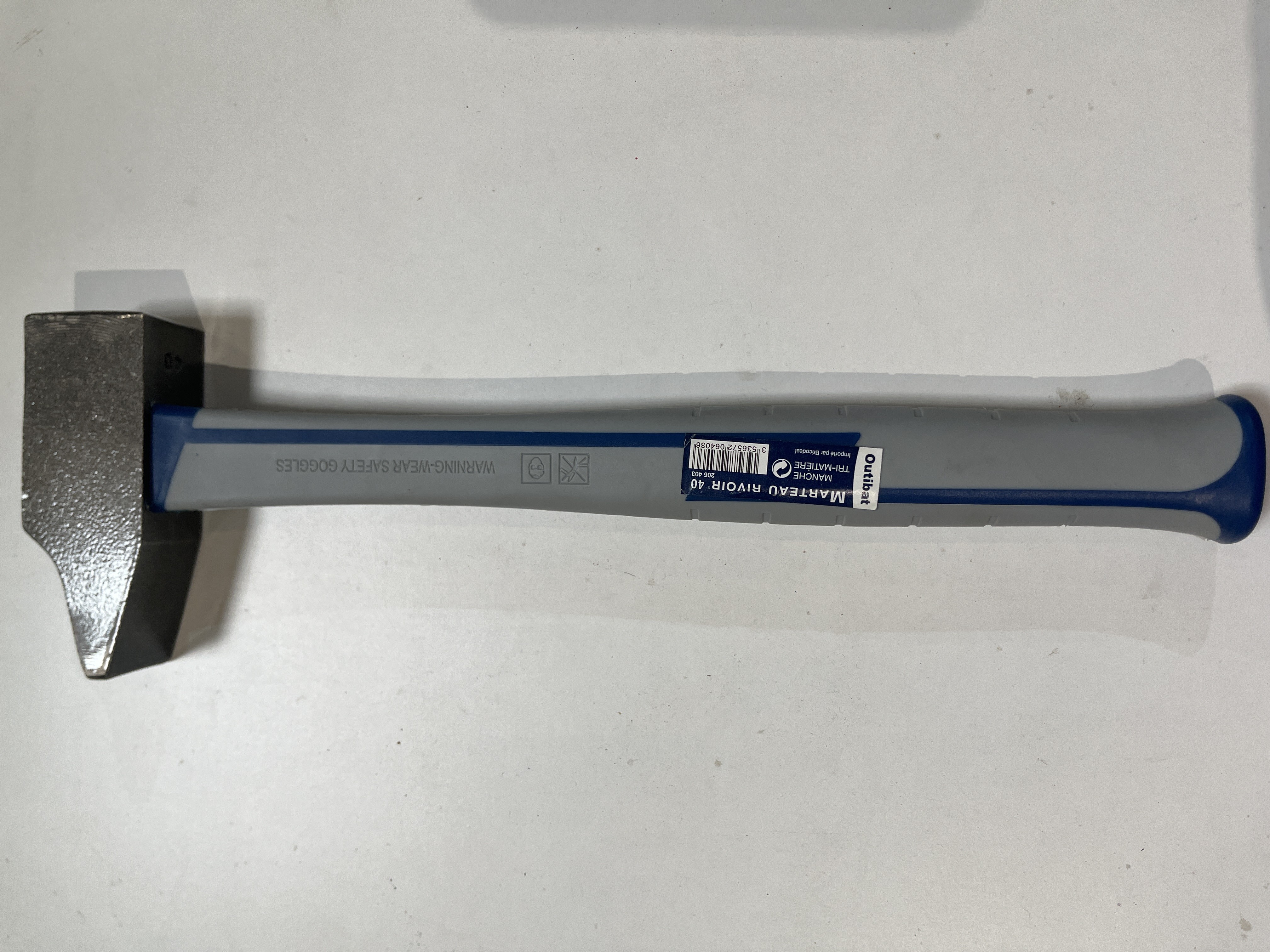 MARTEAU RIVOIR DE 40 MANCHE TRIMAT