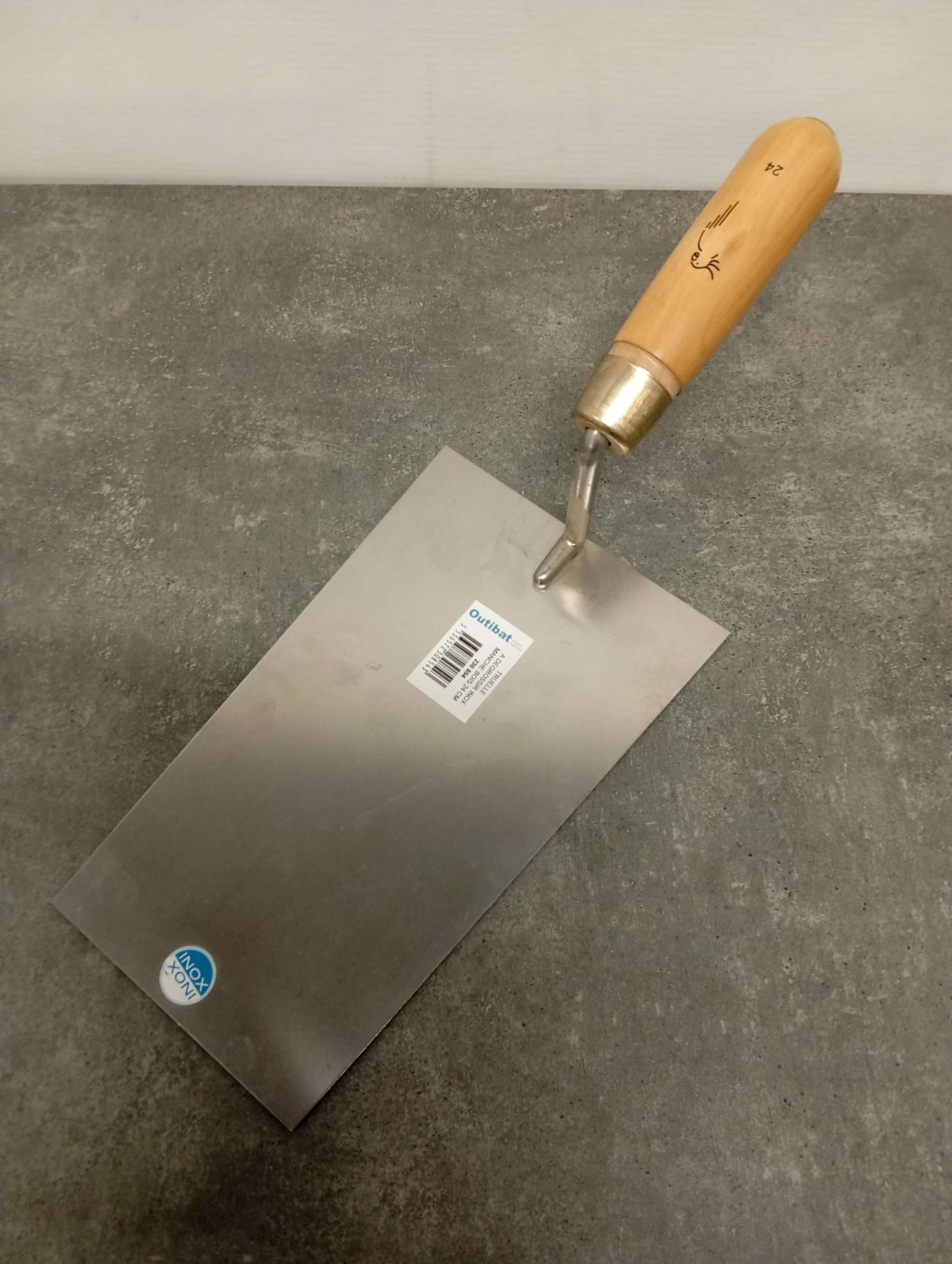 TRUELLE A DEGROSSIR INOX