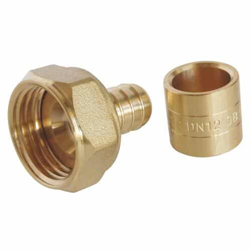 RACCORD SIMPLE ECROU F LIBRE Ø12 1/2 A GLISSEMENT