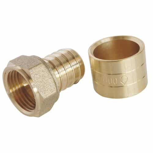 RACCORD SIMPLE ECROU F LIBRE Ø16 3/8 A GLISSEMENT