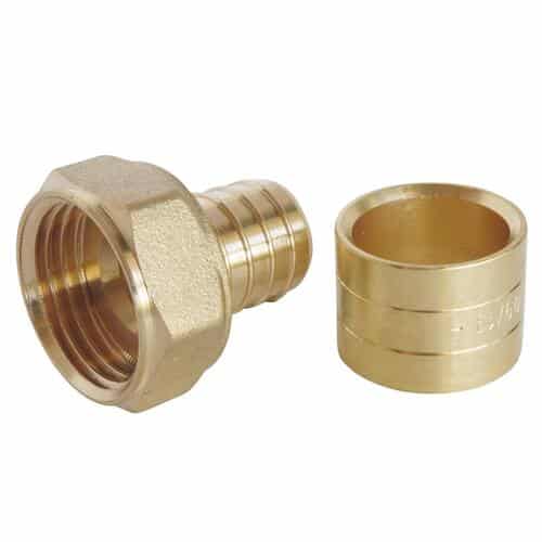 RACCORD SIMPLE ECROU F LIBRE Ø16 1/2 A GLISSEMENT