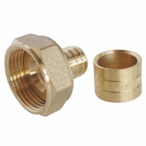 RACCORD SIMPLE ECROU F LIBRE Ø16 3/4 A GLISSEMENT