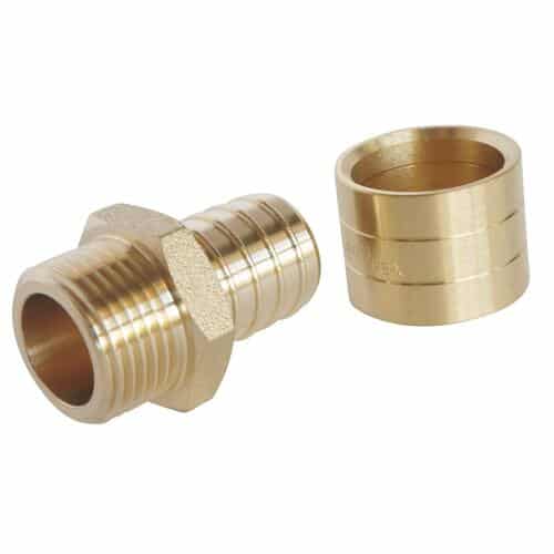 RACCORD MALE FIXE Ø16 3/8 A GLISSEMENT