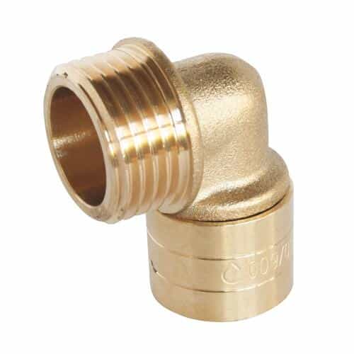 COUDE TERMINAL SORTIE MALE Ø16 1/2 A GLISSEMENT