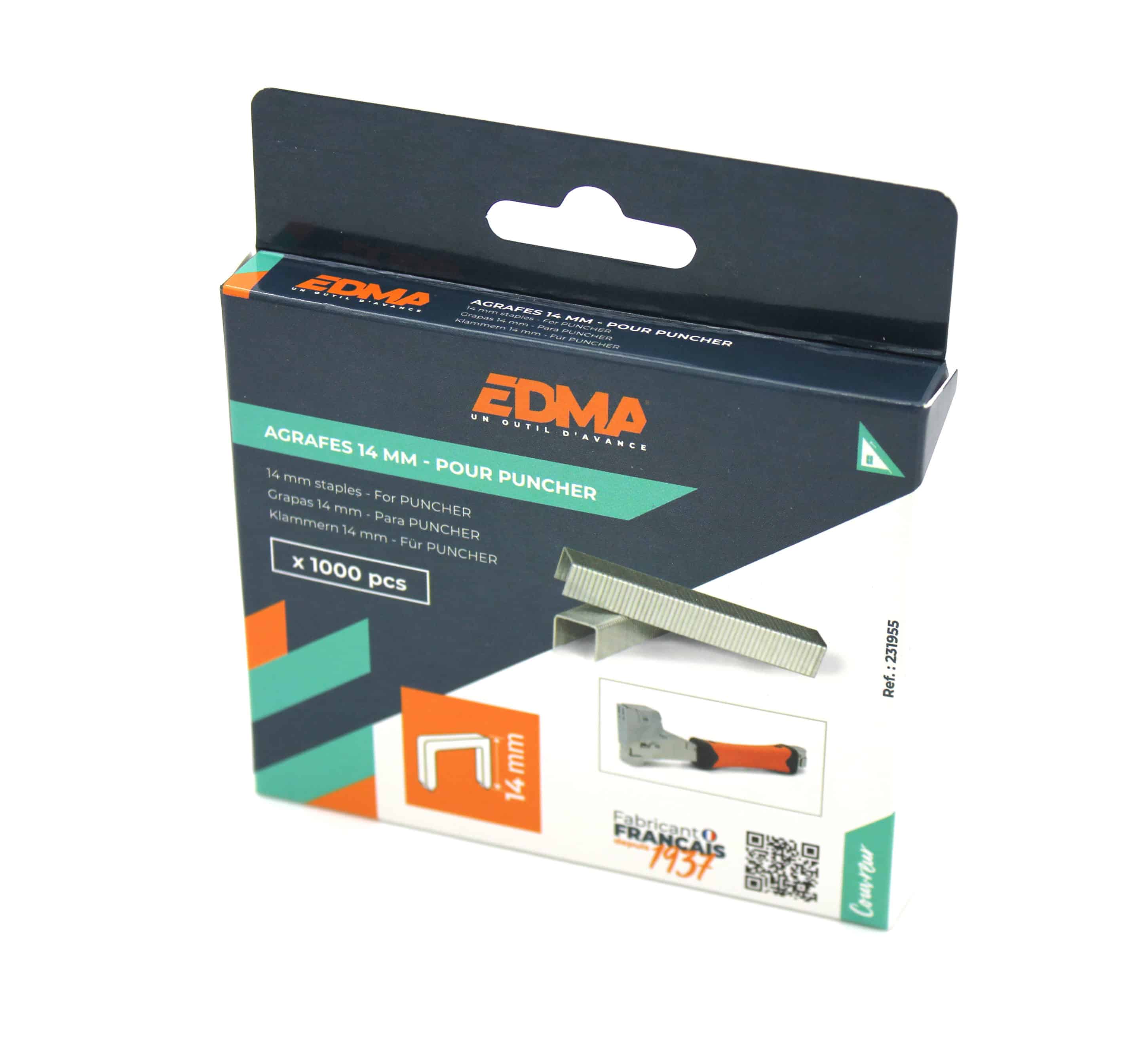 1000 AGRAFES 14mm MARTEAU