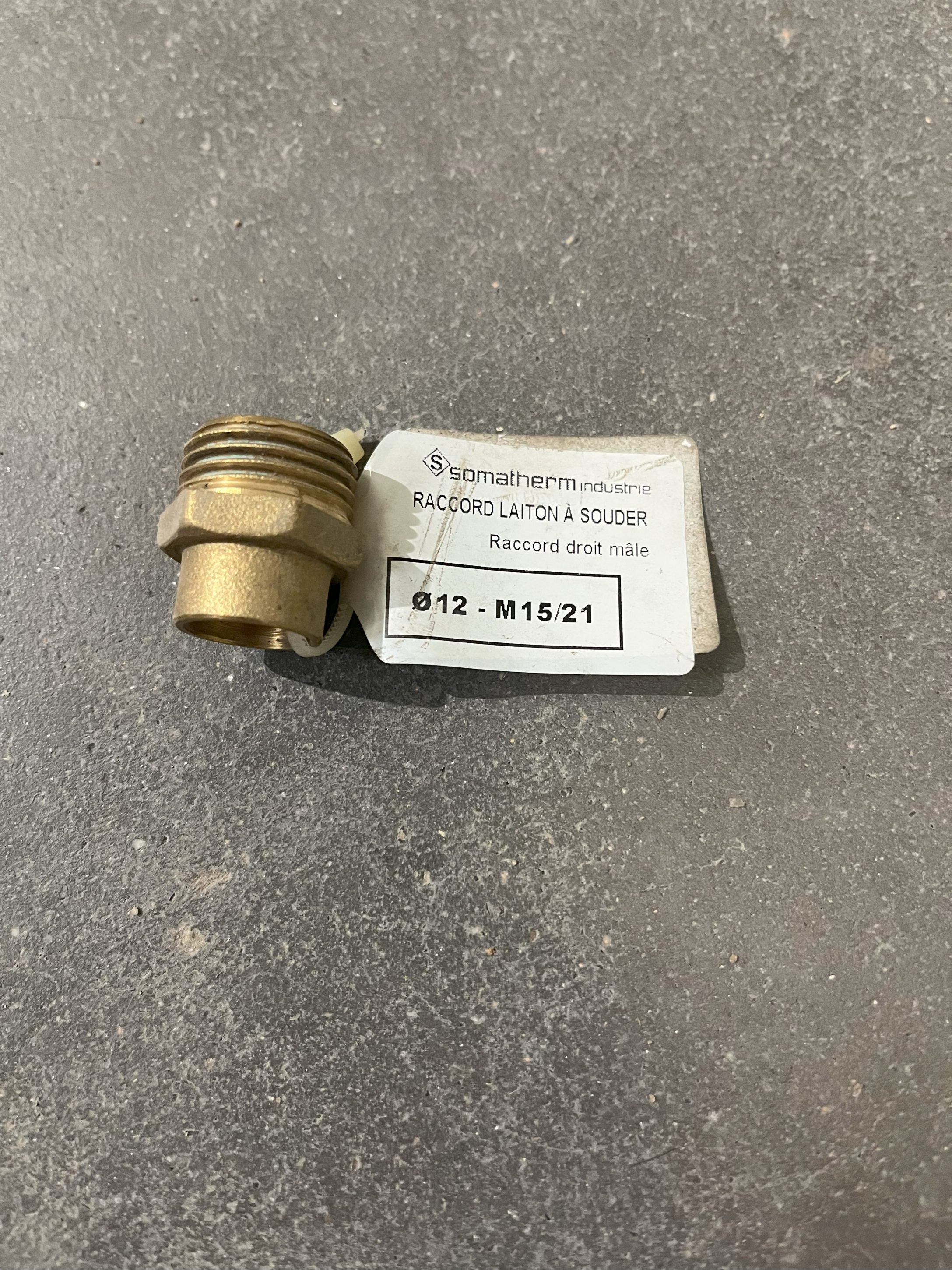 Raccord droit TC 12 M12/17