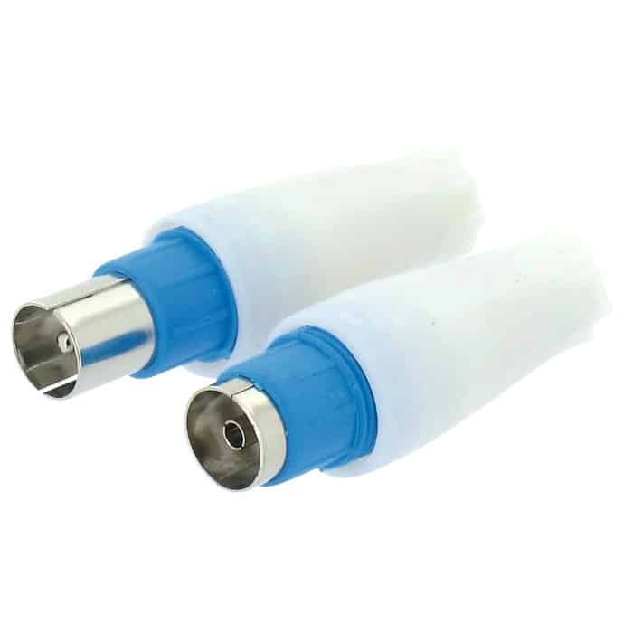 FICHES COAXIALES DROITES Diam 9,52 M/M