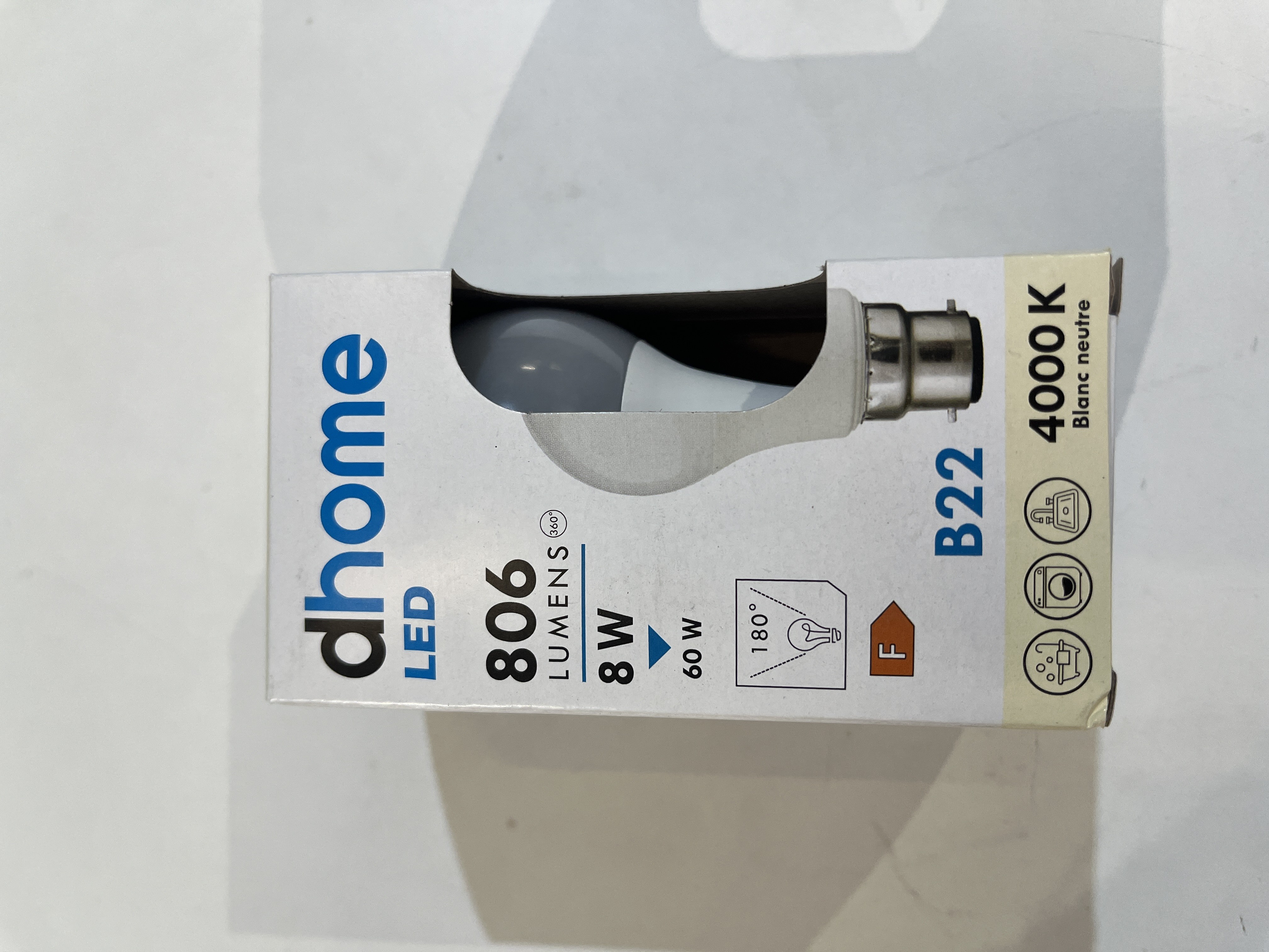 AMPOULE LED STAND B22 8W