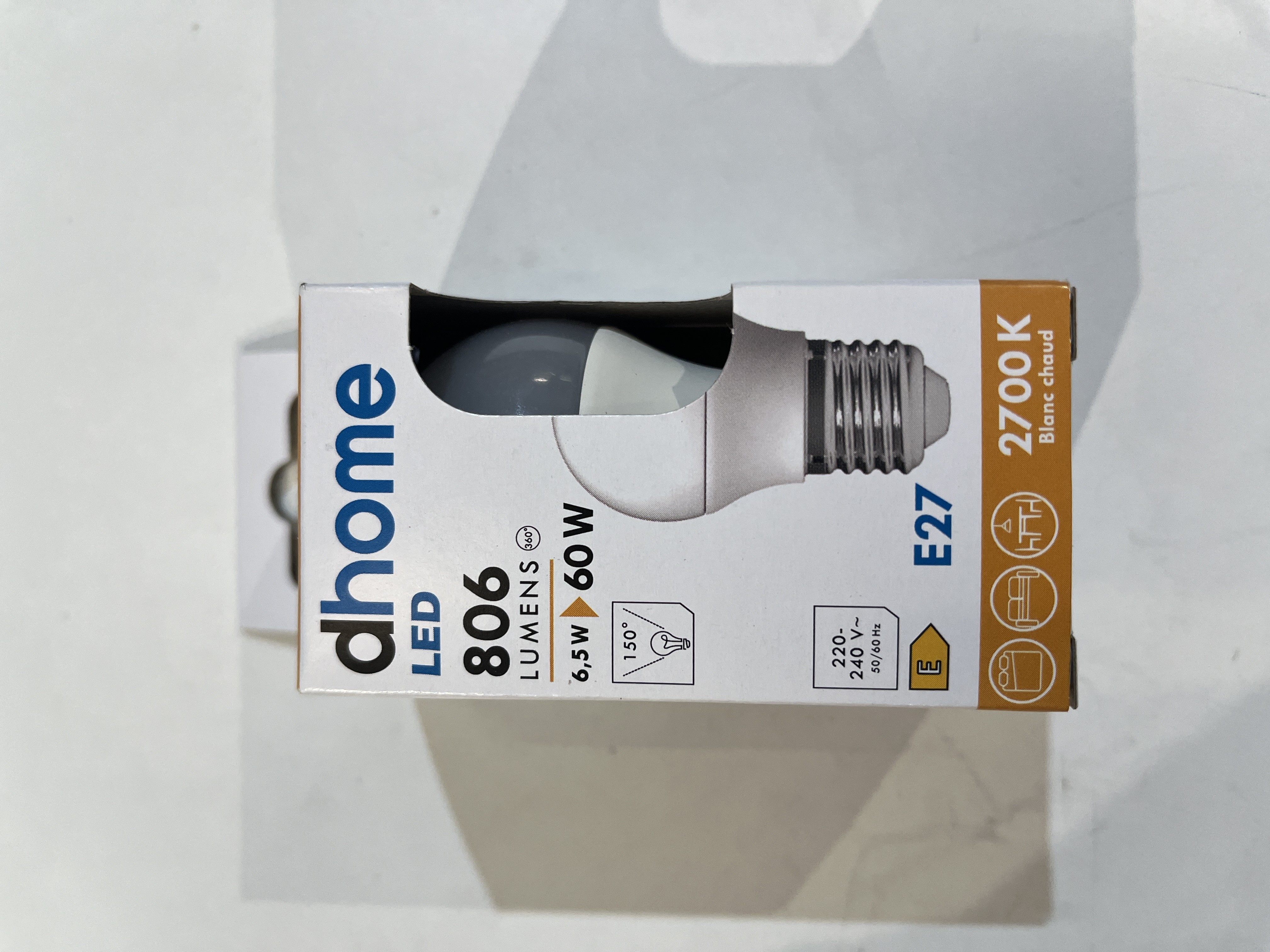 AMPOULE LED SPHERE E27 6.5W