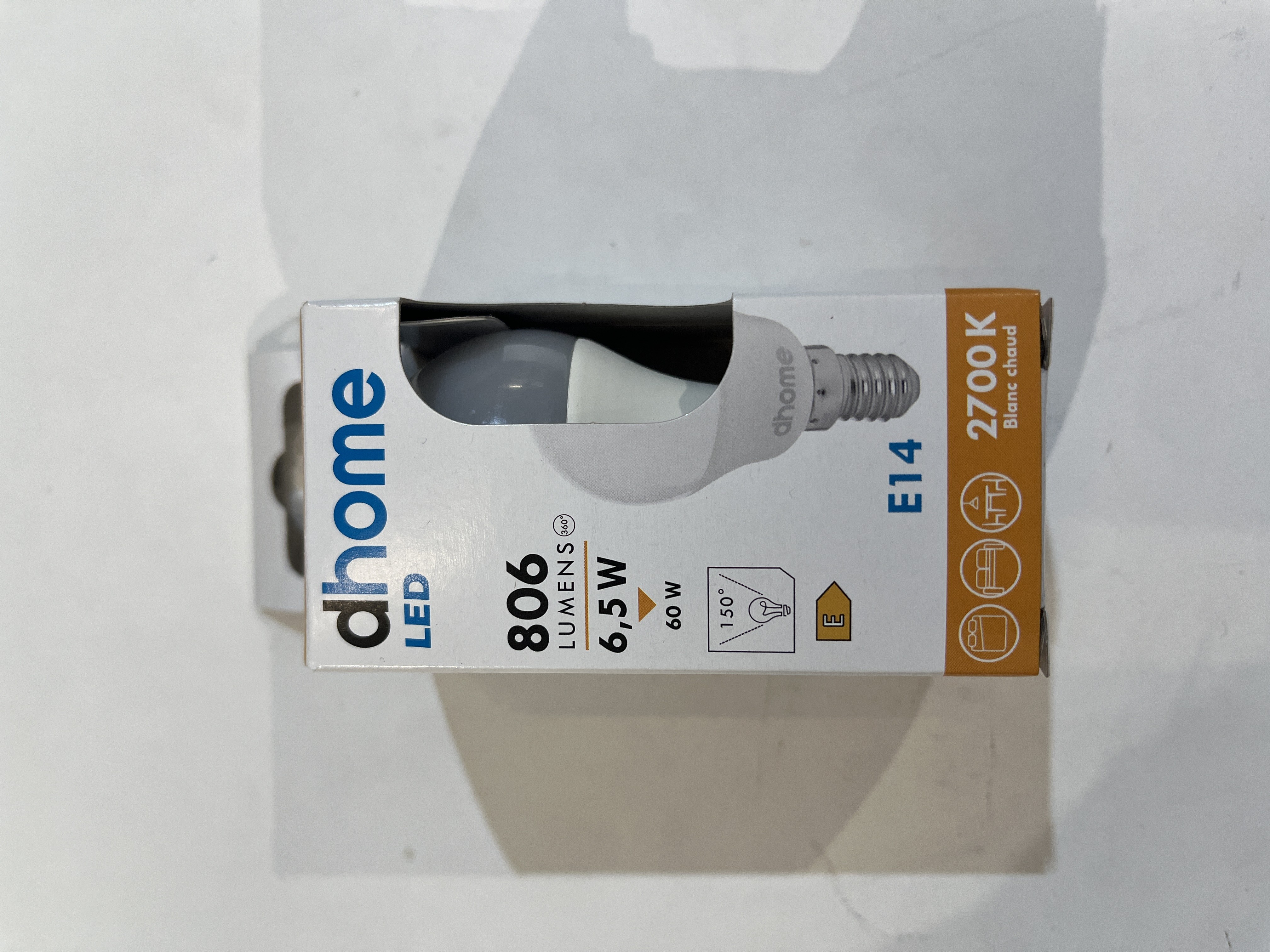 AMPOULE LED SPHERE E14 6.5W