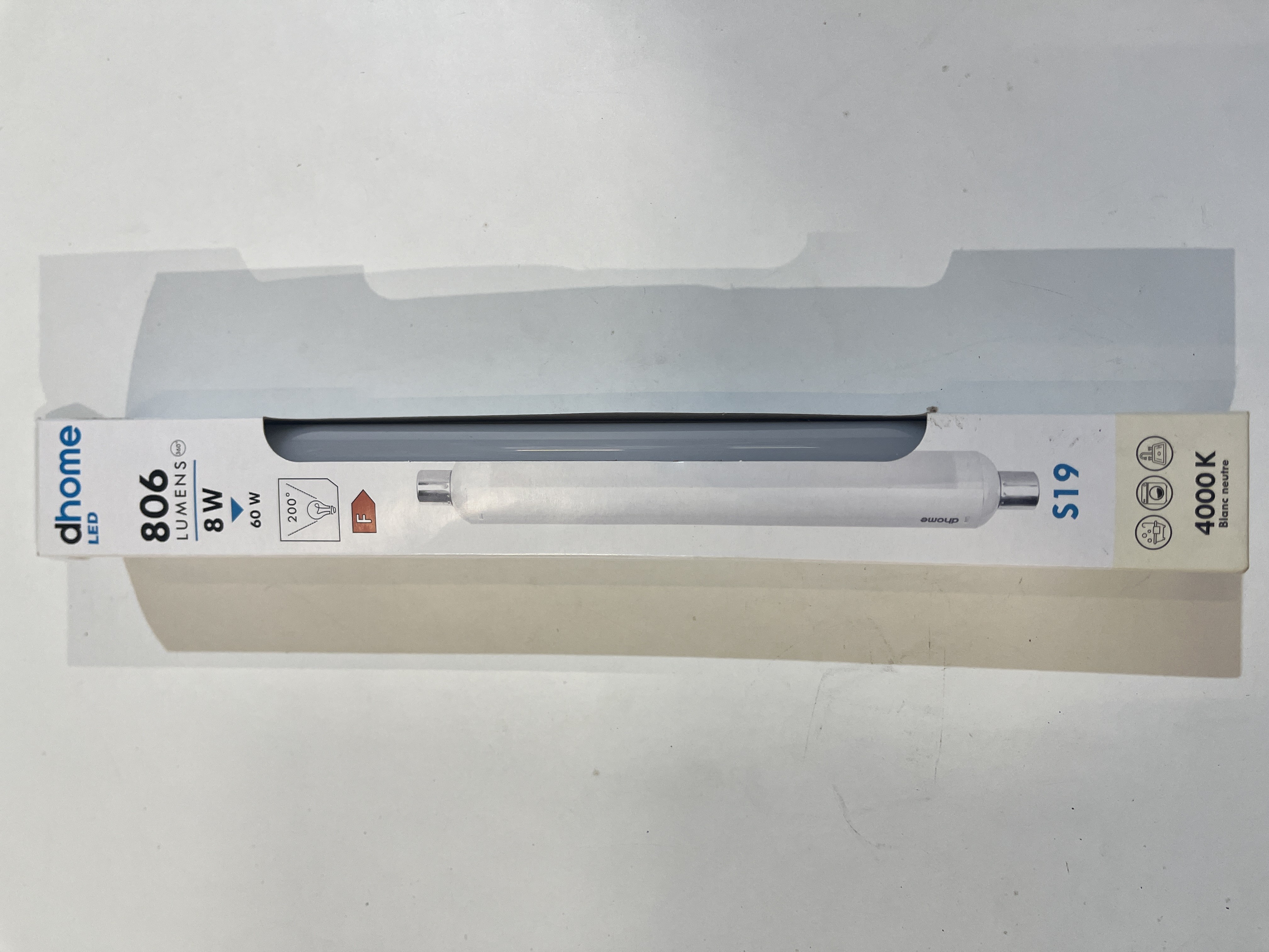 TUBE LED S19 8W 31cm 4000K