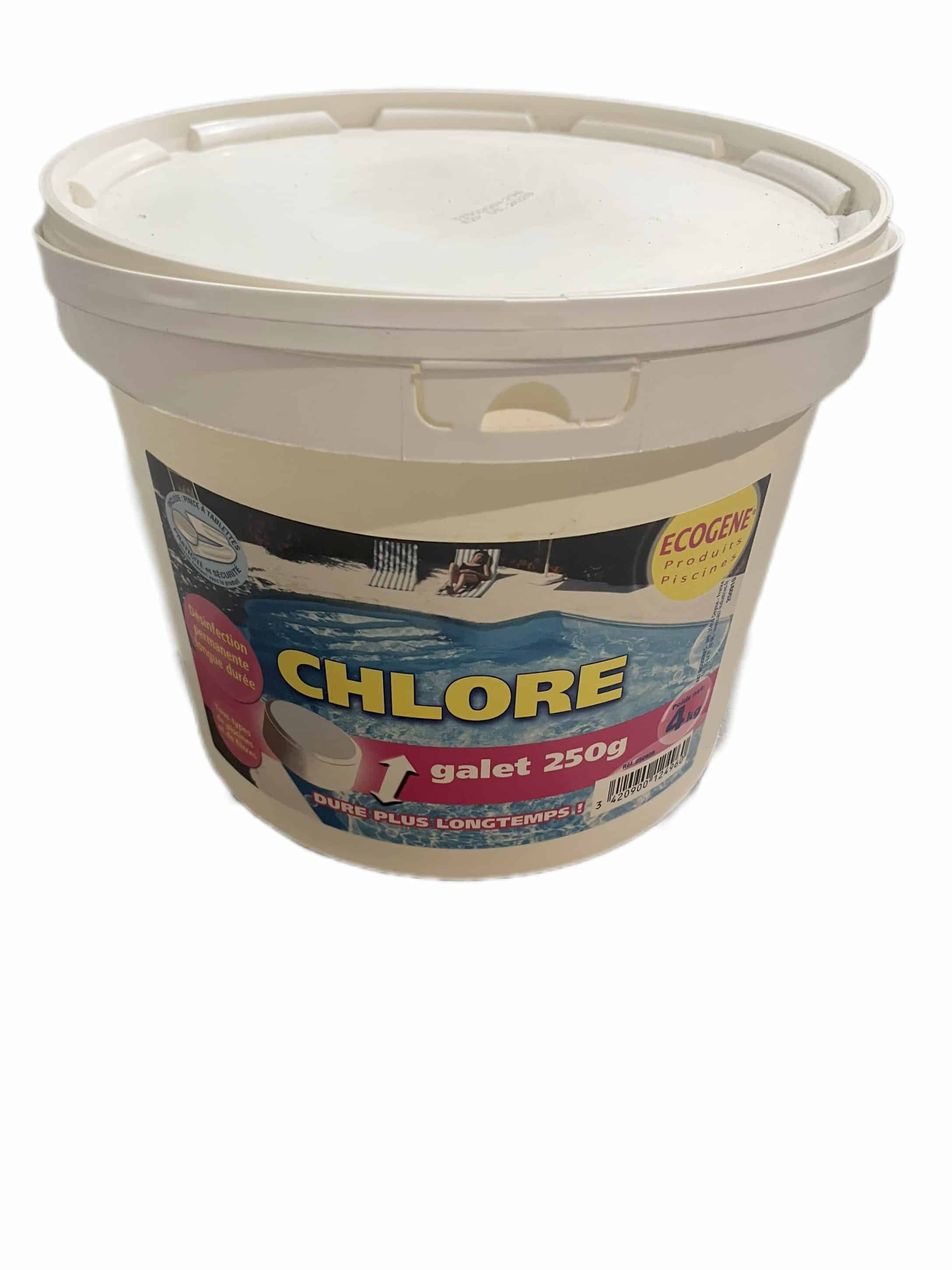 CHLORE LENT 4kgs GALET