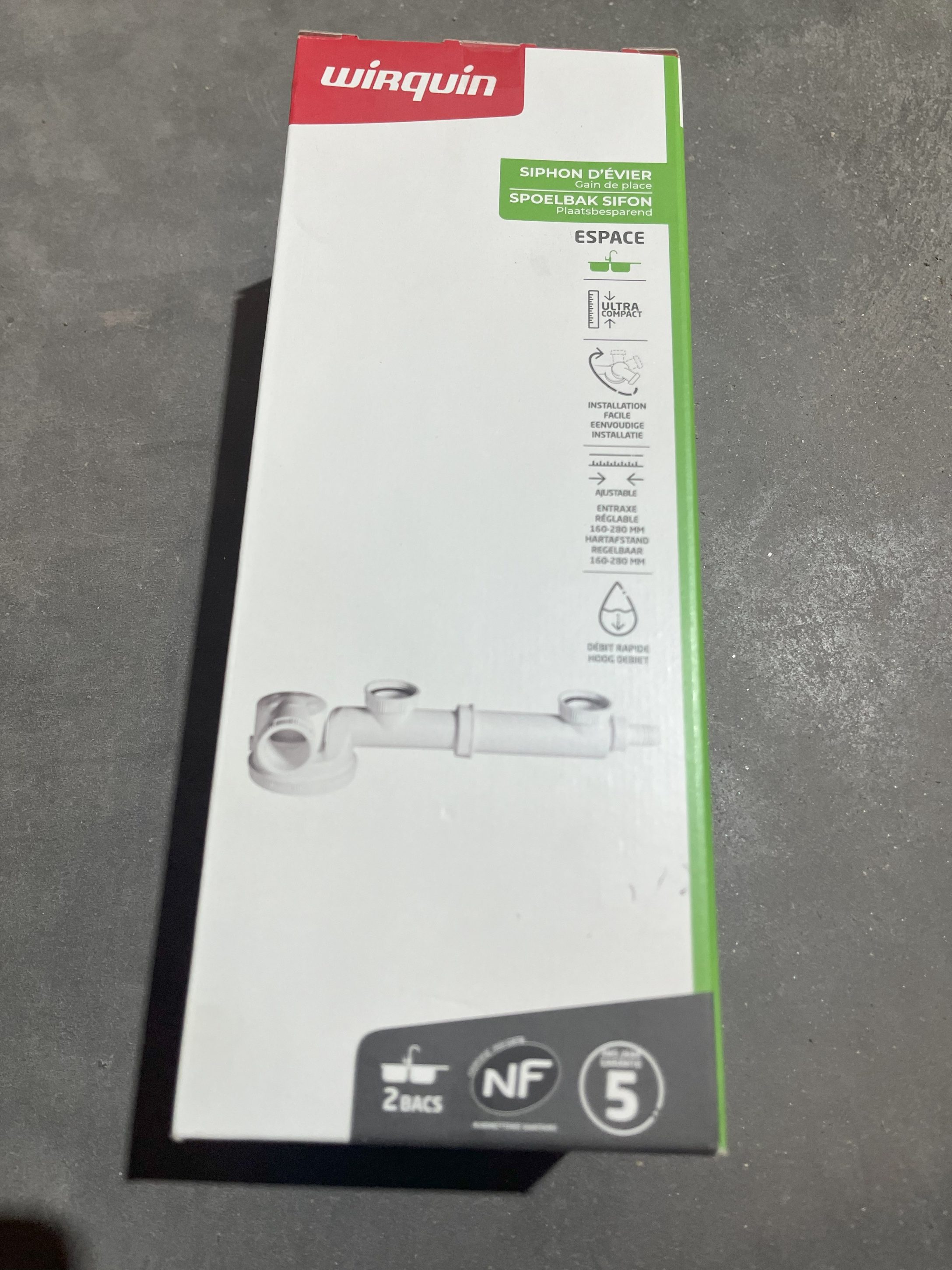 TUBULURE +SIPHON EXTRA PLAT