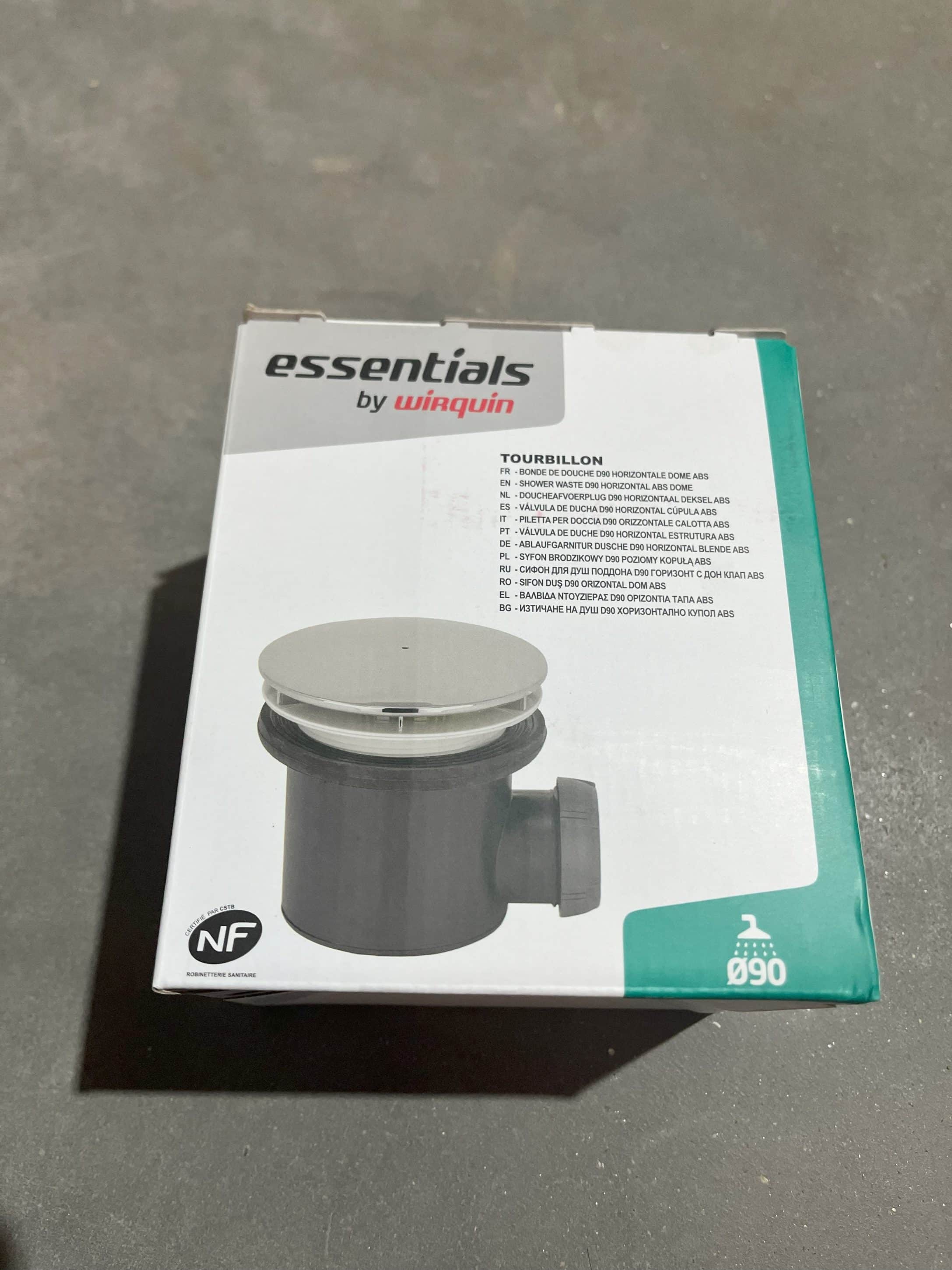 TOURBILLON BONDE DOUCHE D90 DOME ABS CHROME D40