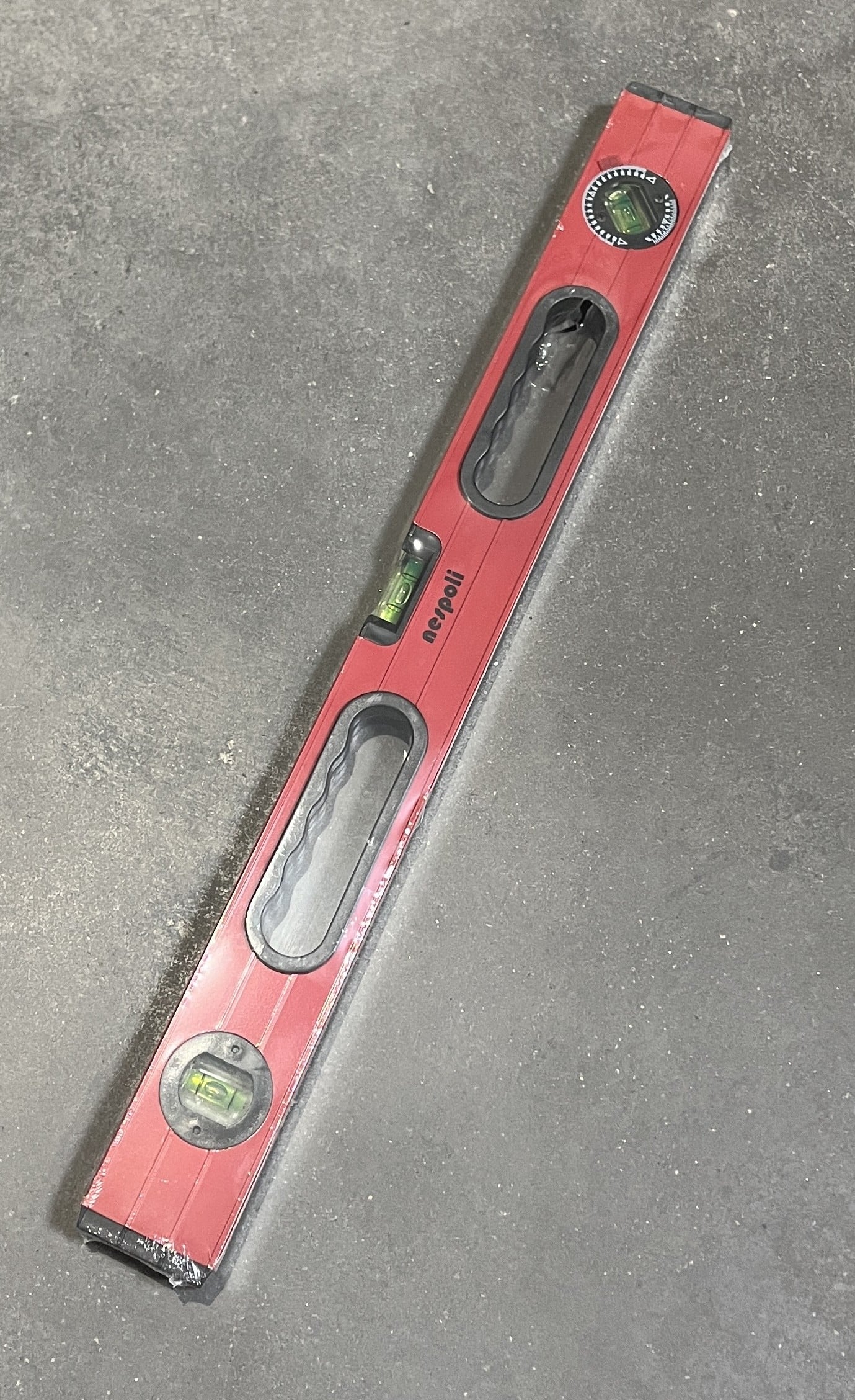 NIVEAU RECTANGULAIRE 60CM DOUBLE POIGNEE