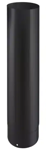 TUYAU EMAIL NOIR MAT D150 0.5M EP1.2