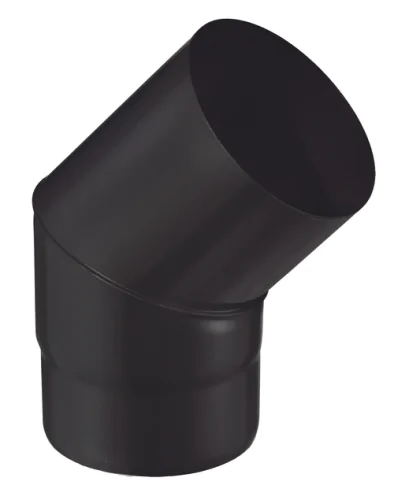 COUDE 45° EMAIL NOIR MAT D150 EP1.2