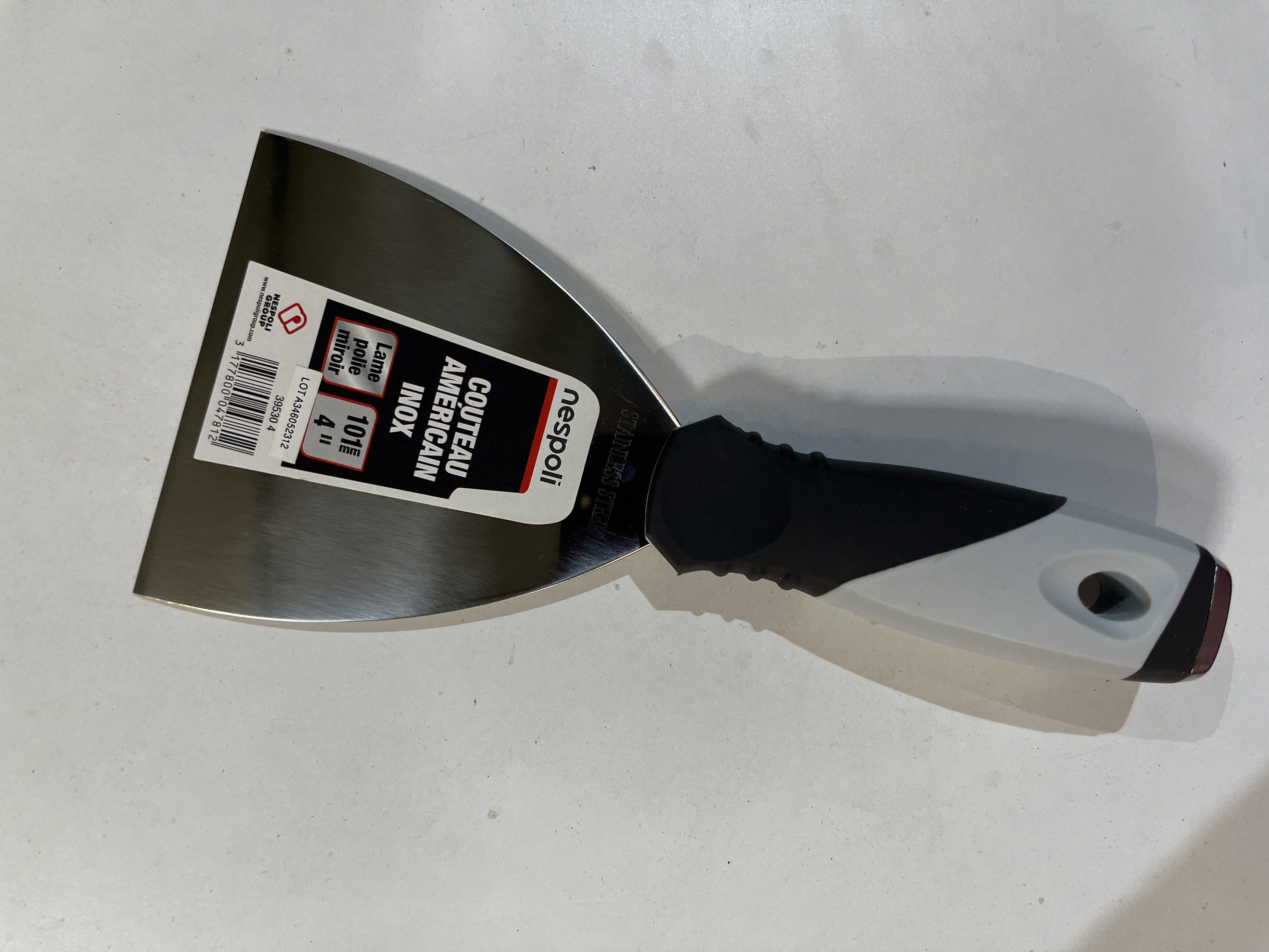 COUTEAU 40mm AMERICAIN INOX 10.1 cm