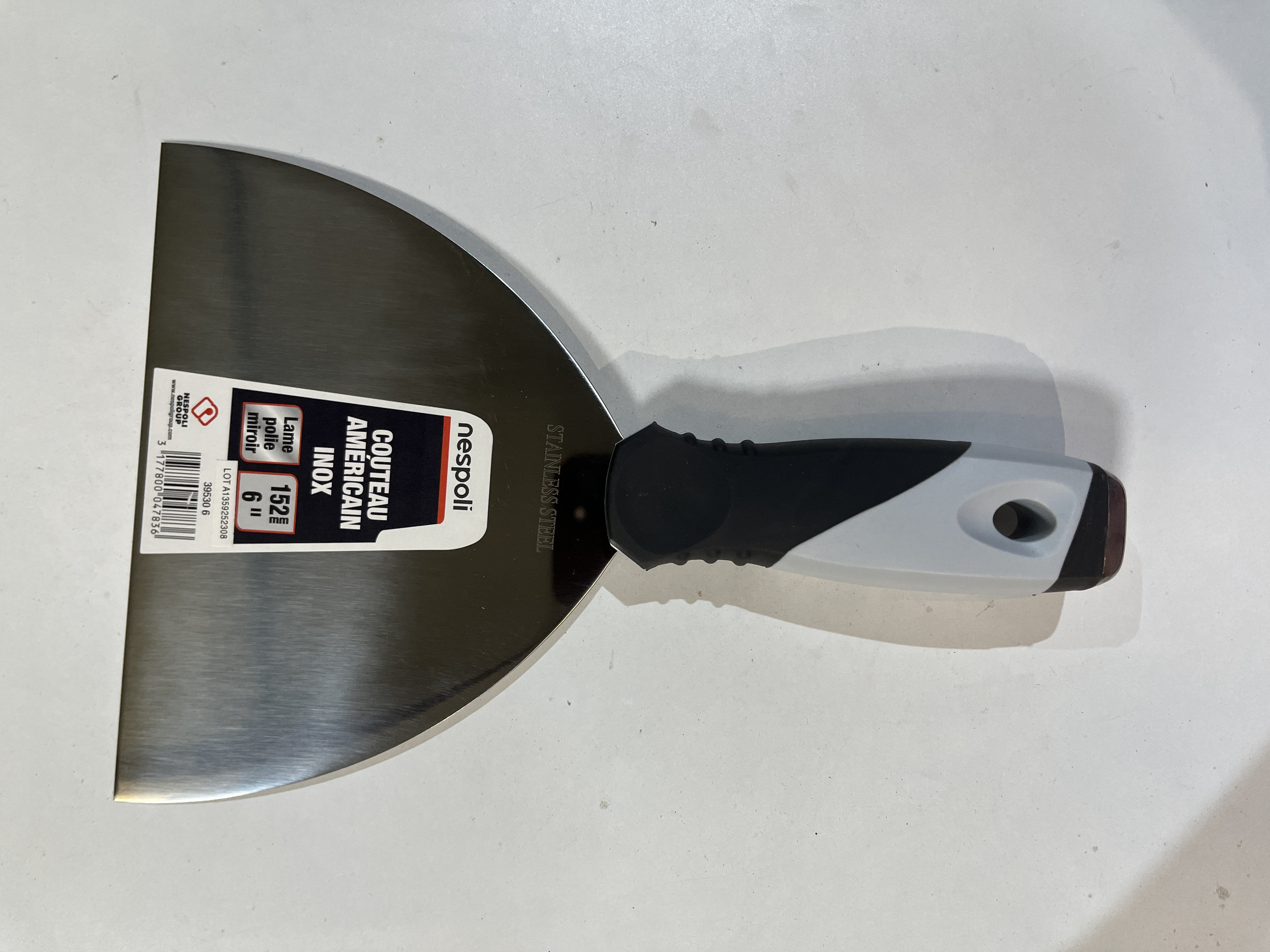 COUTEAU 60mm AMERICAIN INOX 15.2 cm