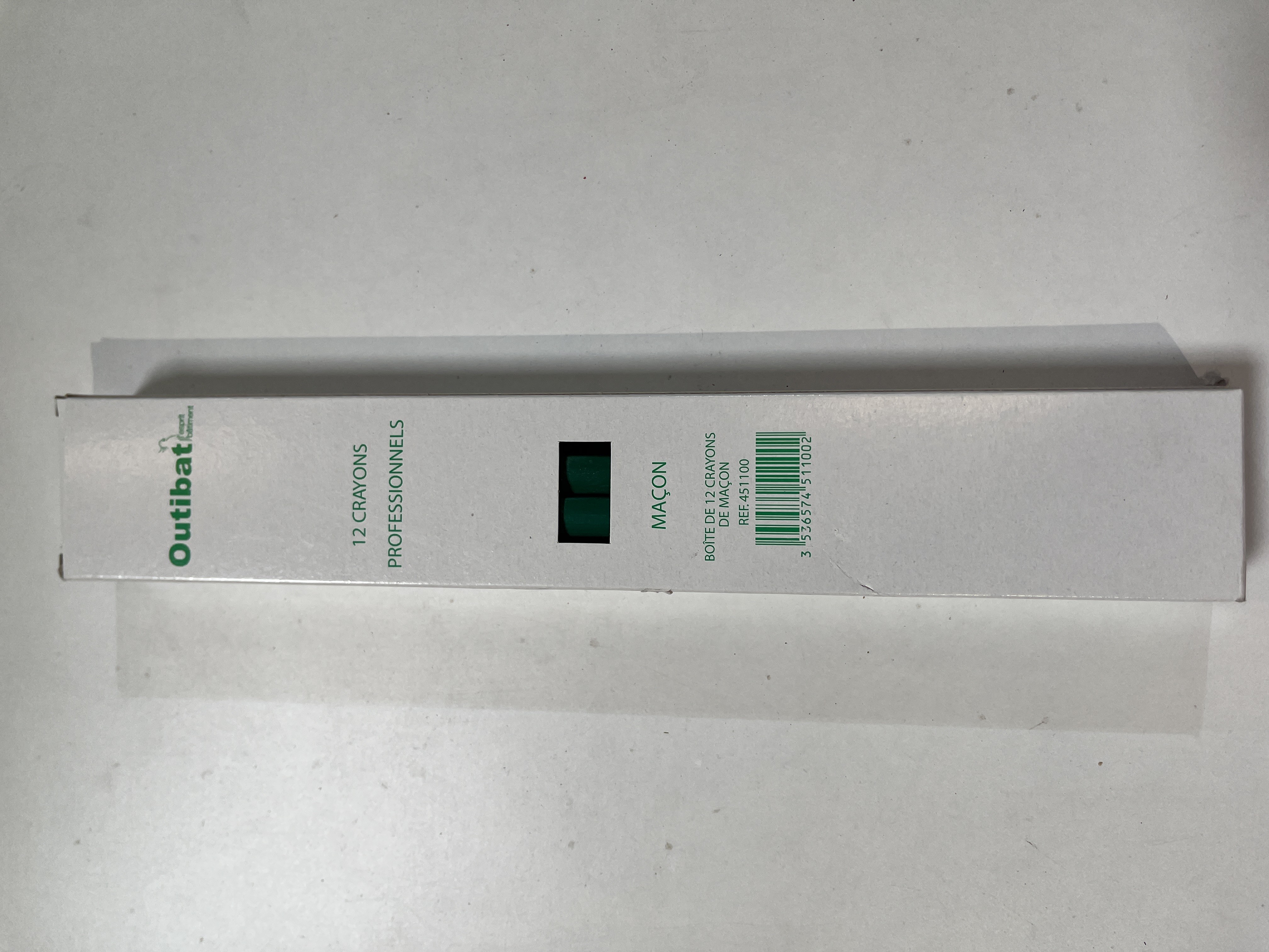 BOITE DE 12 CRAYONS DE MACON PRO VERT