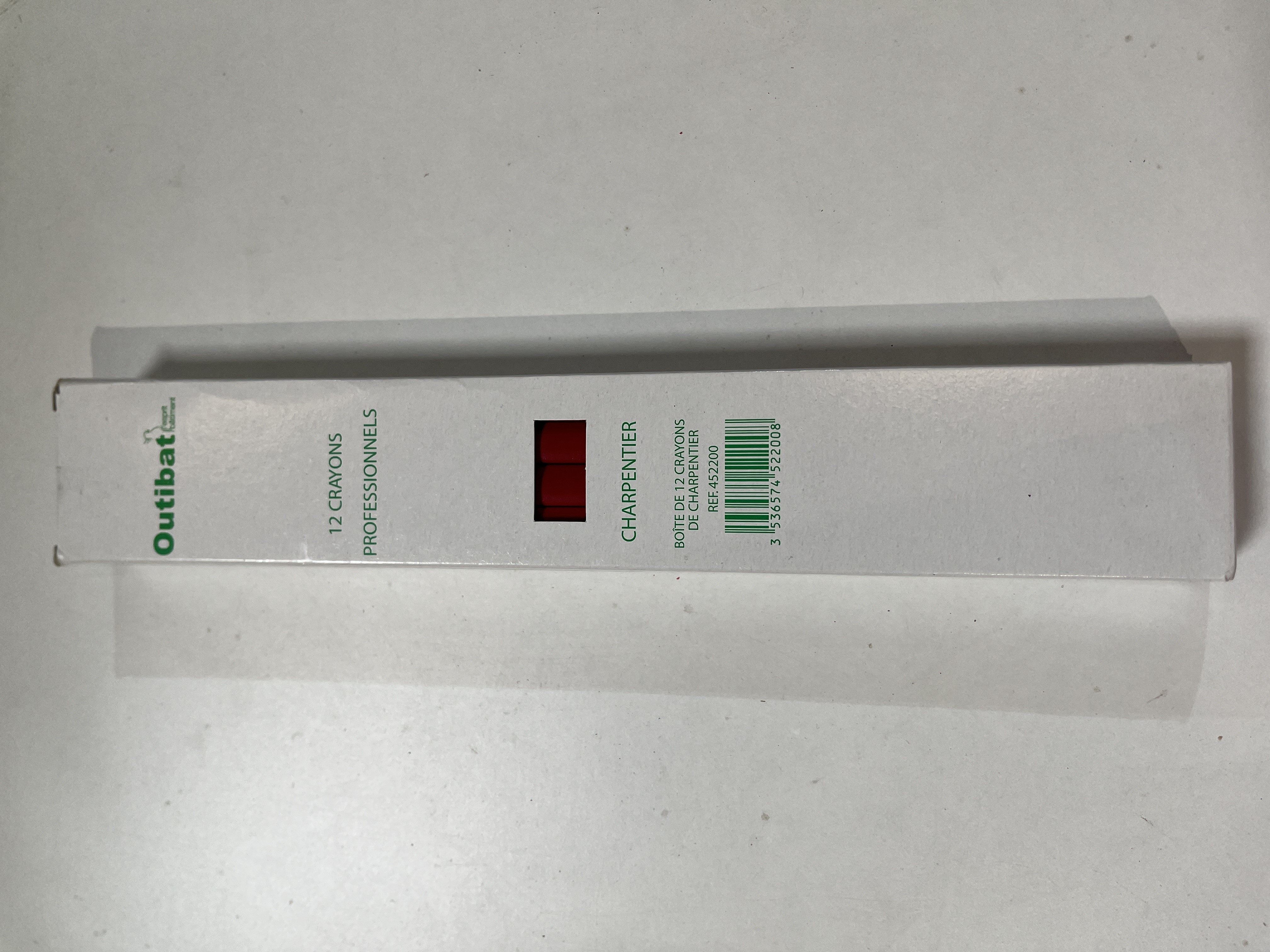 BOITE DE 12 CRAYONS DE CHARPENTIER PRO