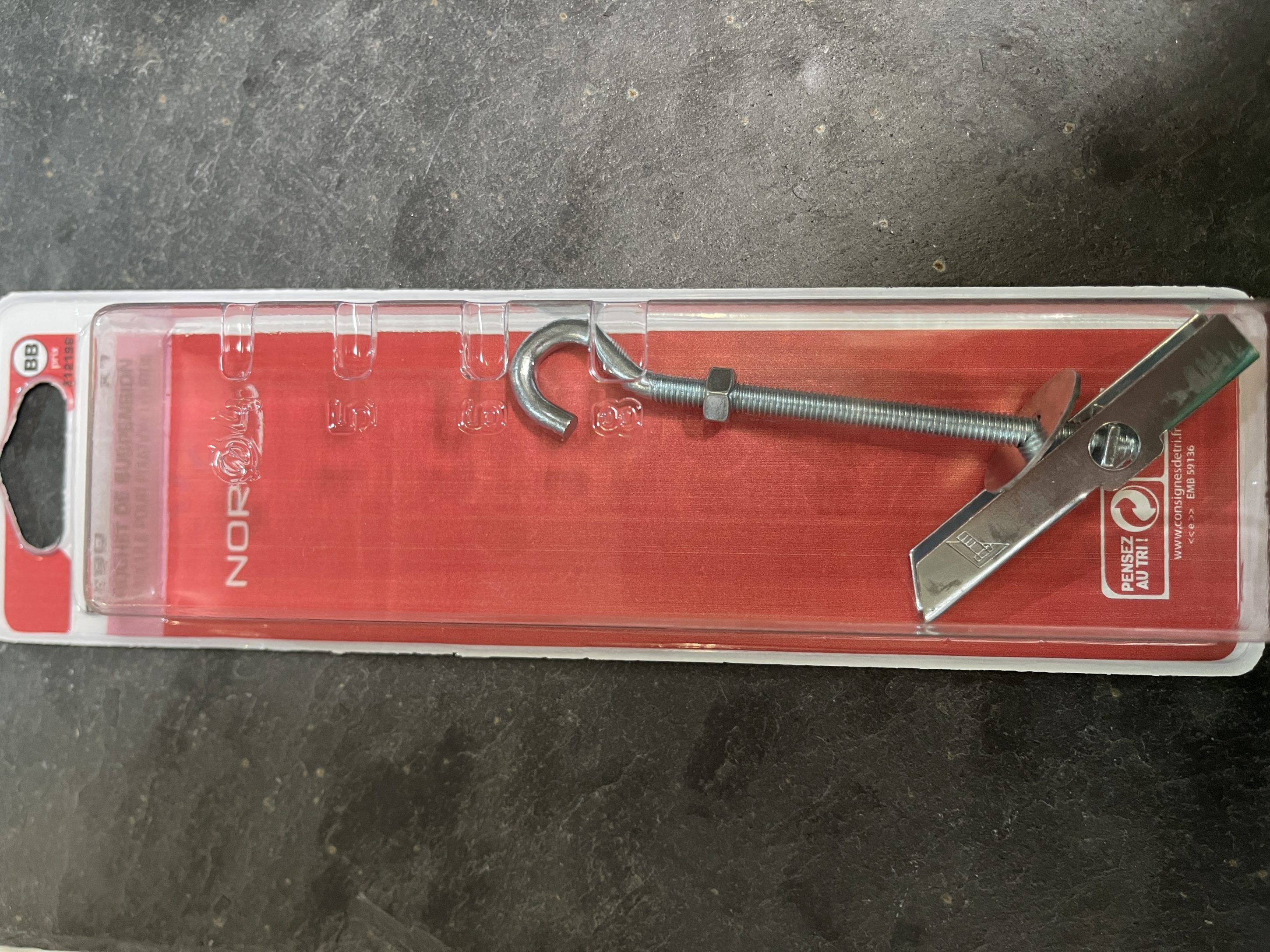 CROCHET BASCULE D6X90MMS ZG