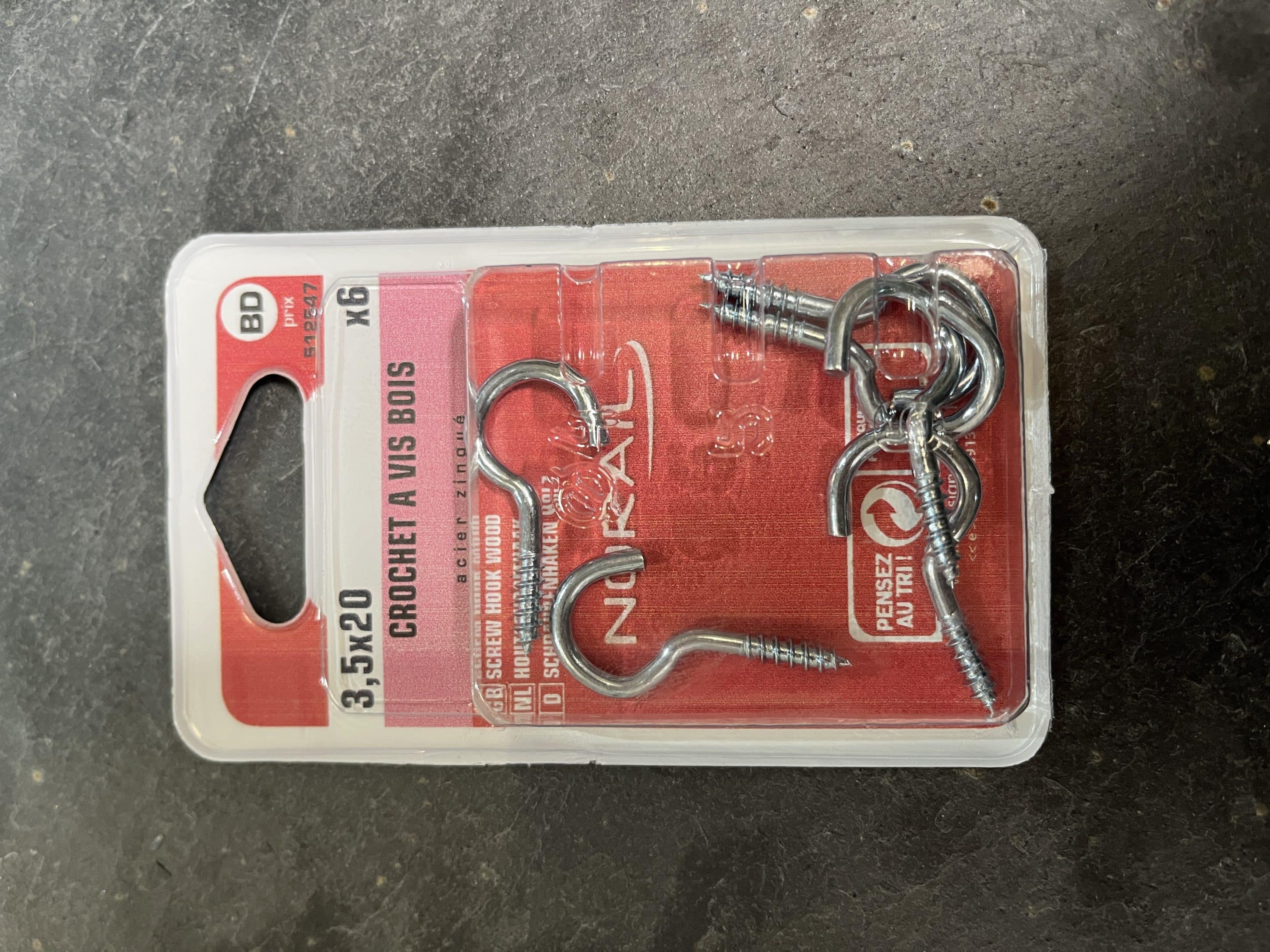 CROCHET A VIS ZG 3,5X 20 CP 6