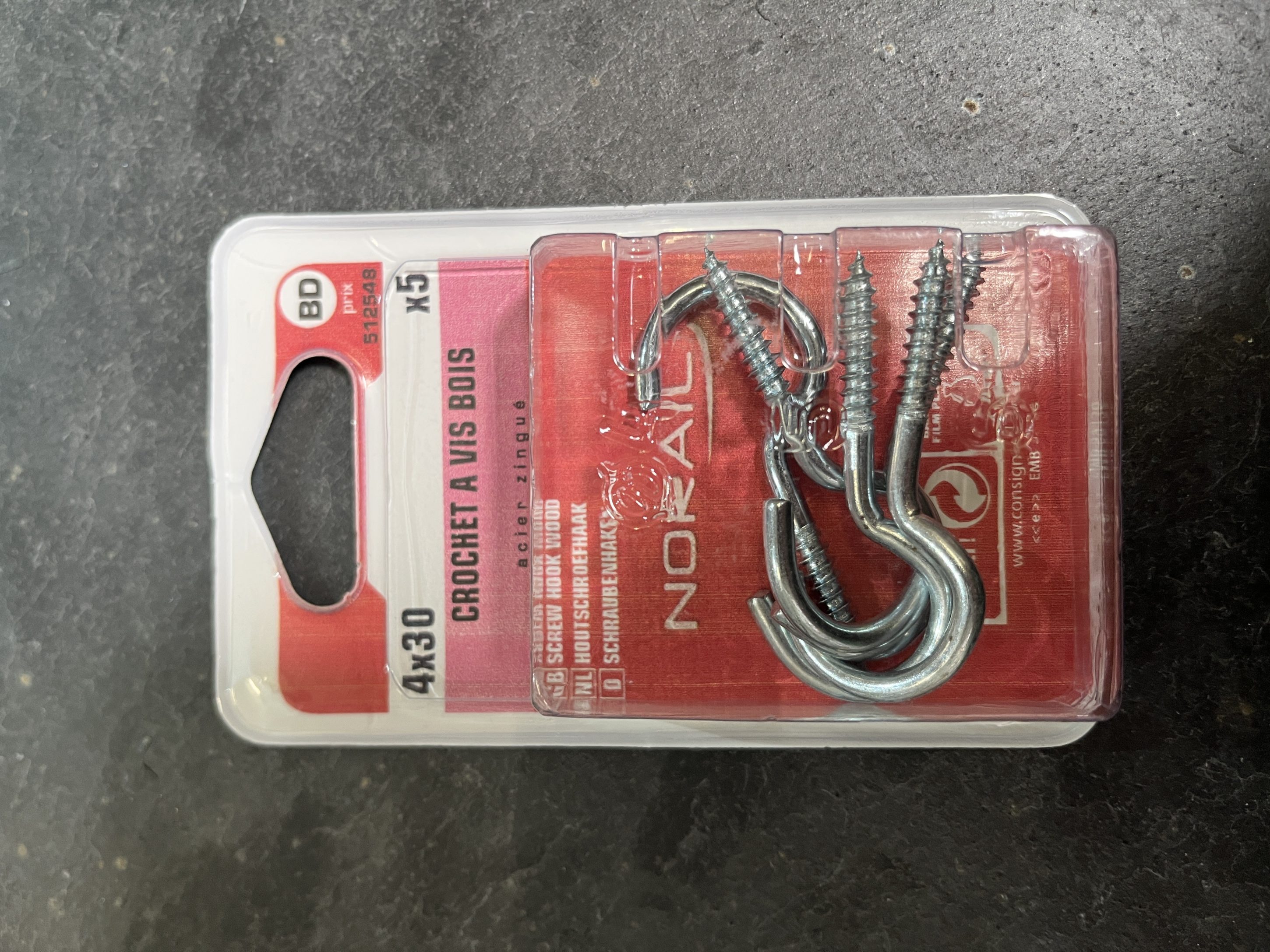 CROCHET A VIS ZG 4  X 30 CP 5