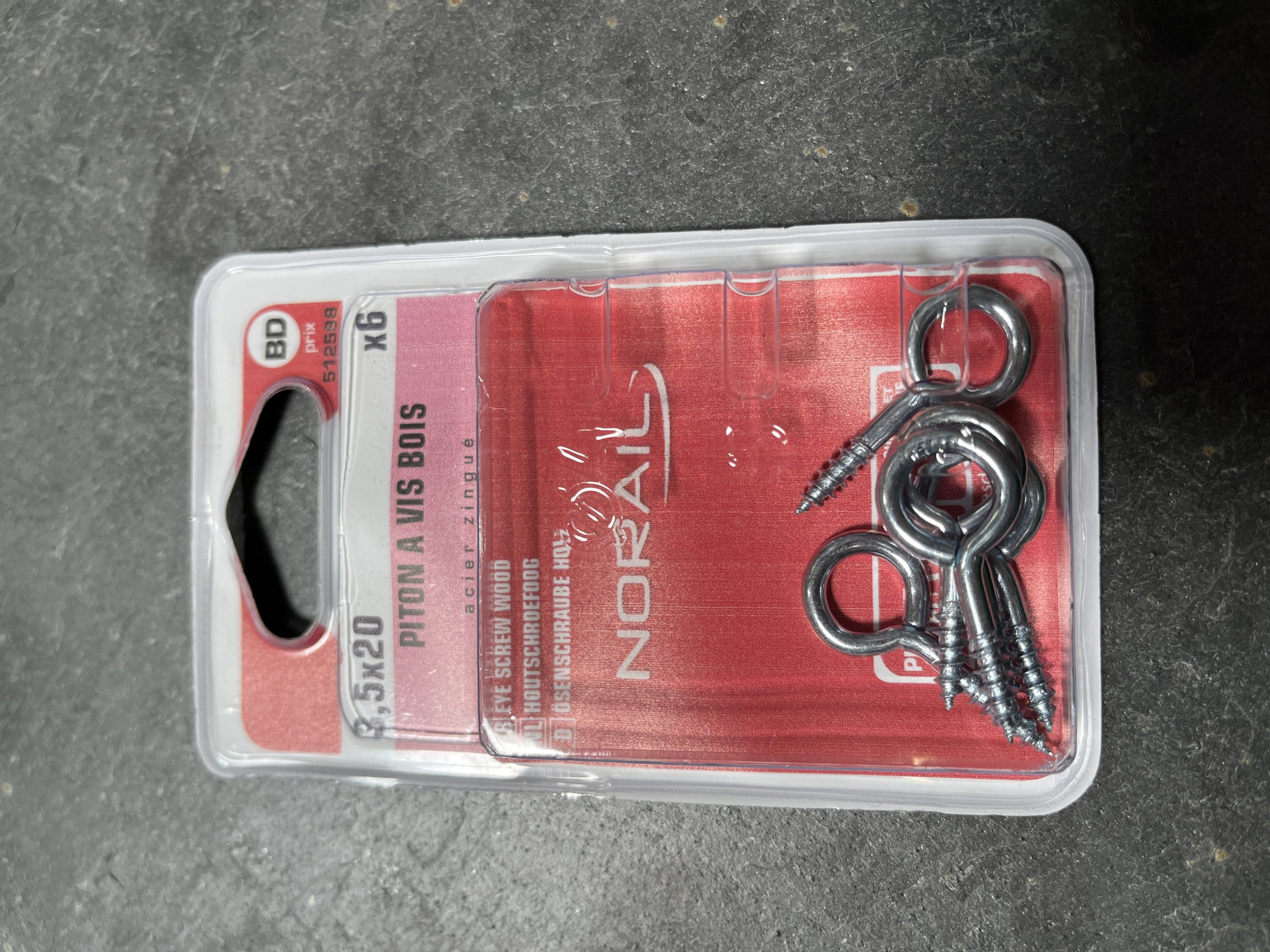 PITON A VIS ZG 3,5X20 CP 6