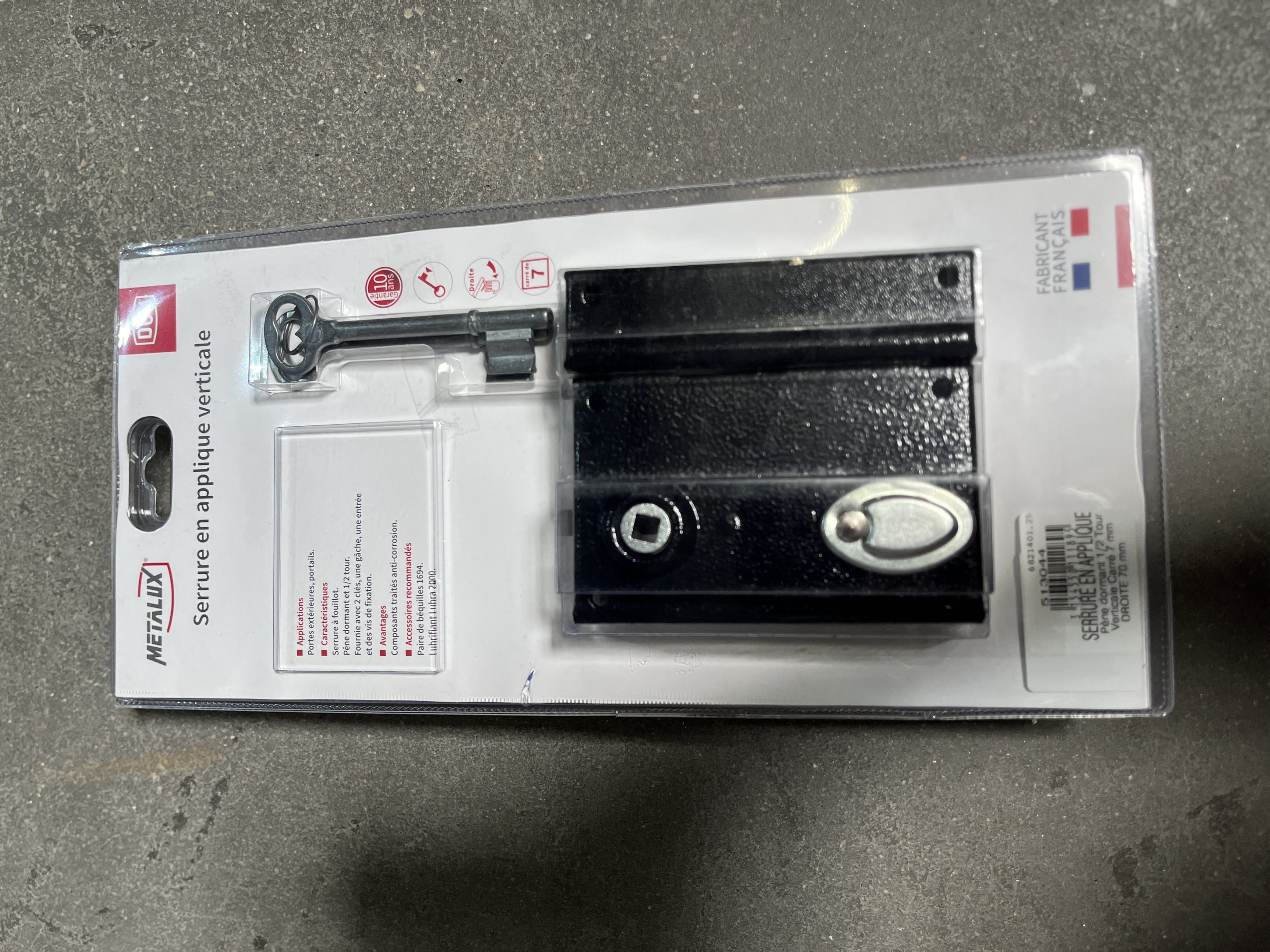 SERRURE APPL PDT C7 70D