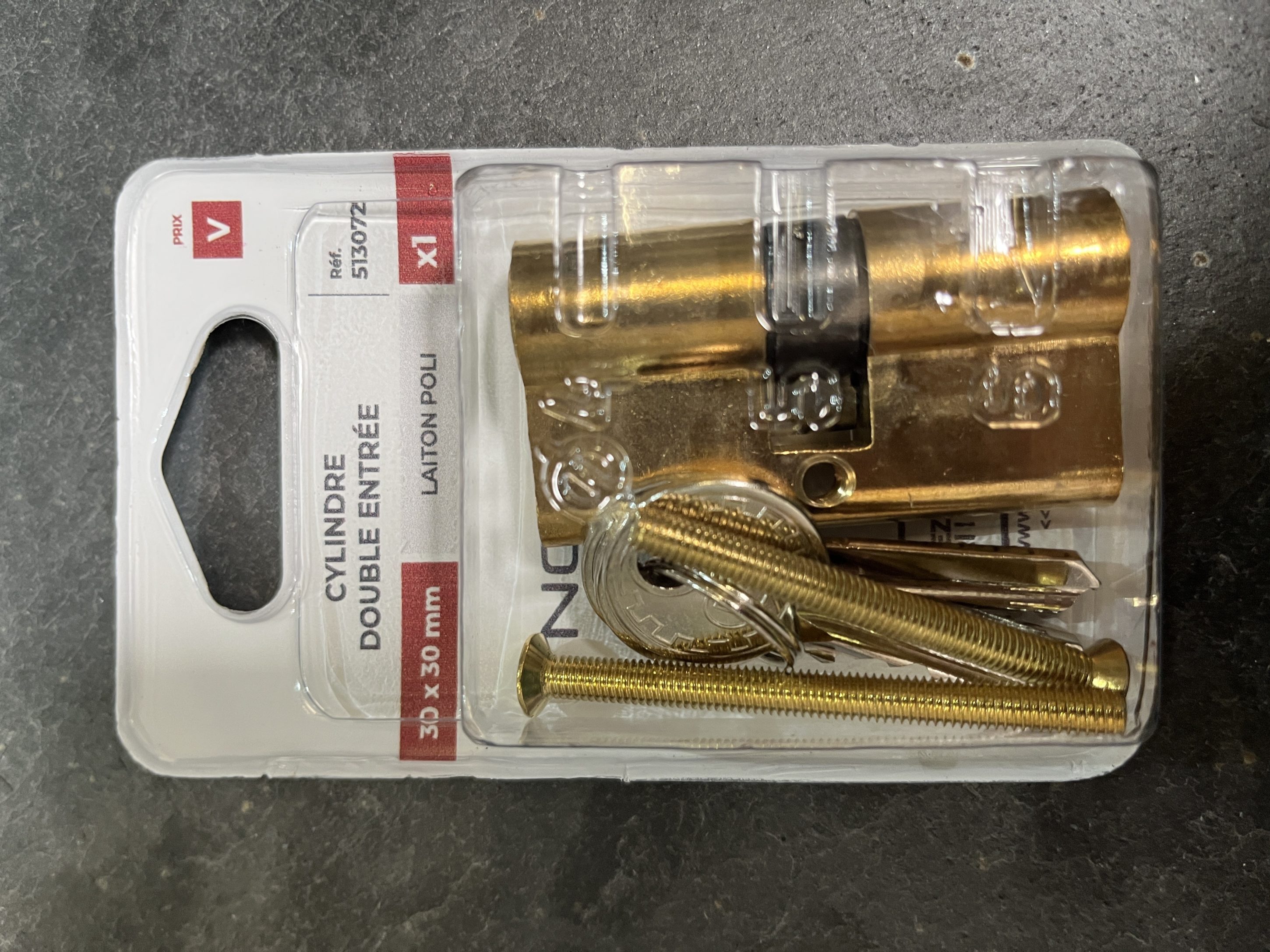 CYLINDRE EUROPEEN LP 30X30