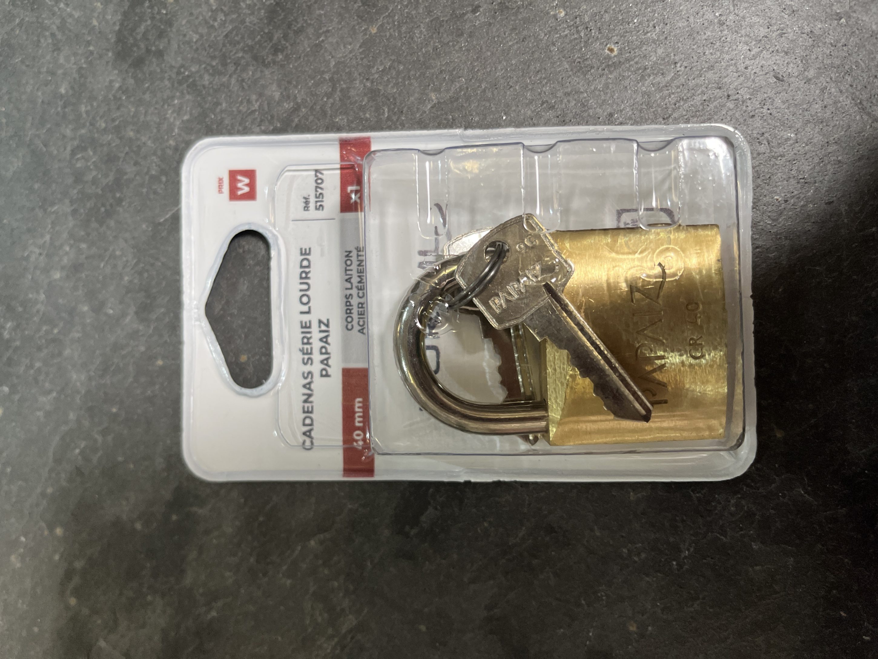 CADENAS PAPAIZ 40MM ANSE ACIER