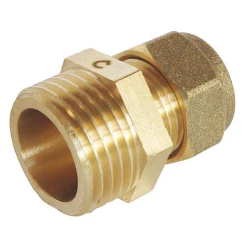 Raccord a compression TC 12 mâle 15/21
