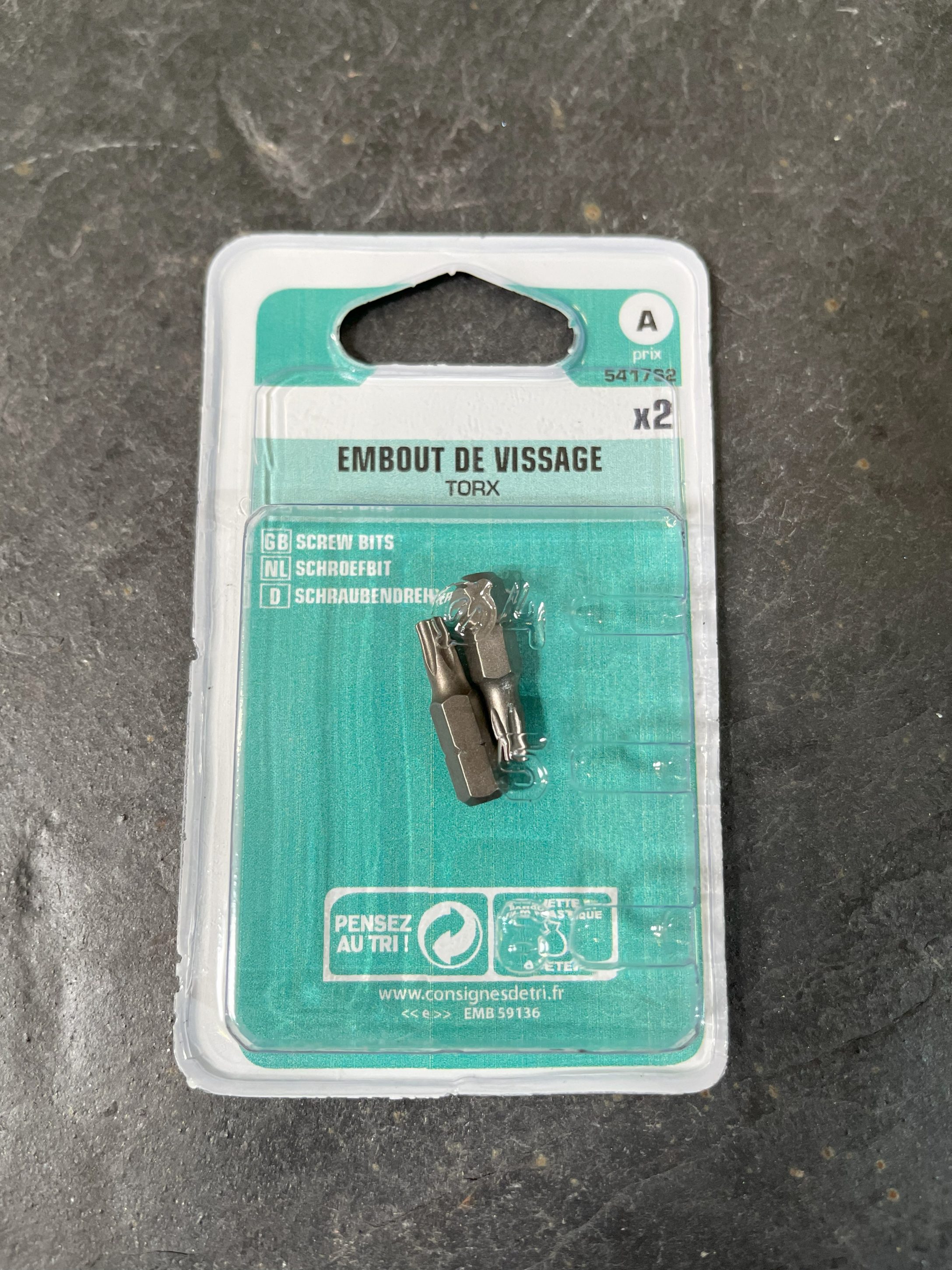 EMBOUT VISSAGE TORX T25 C2
