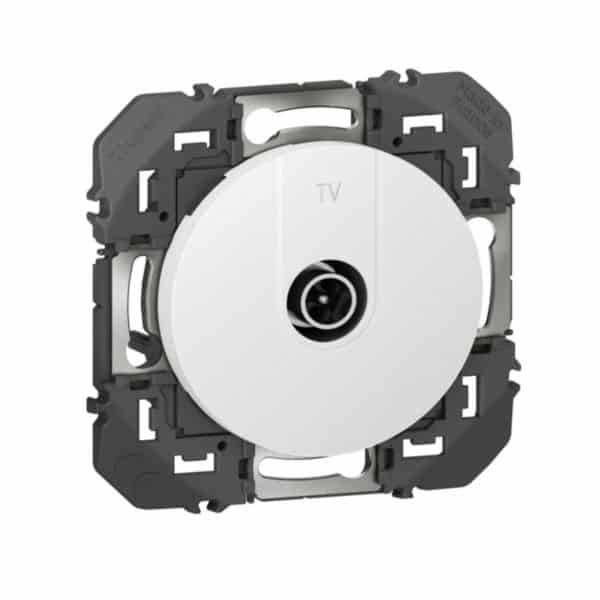Legrand DOOXIE Prise TV blanc