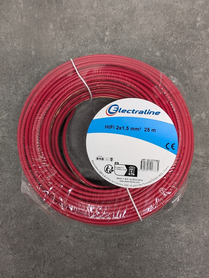 FIL HIFI 2X1.5 25M